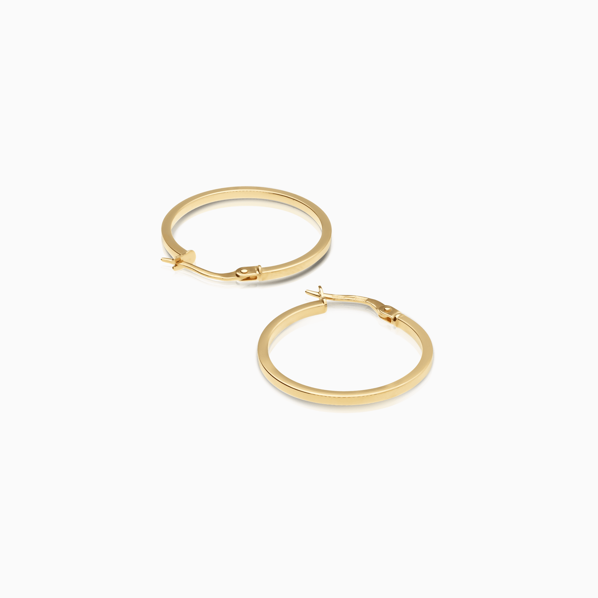 Gold Hoop Earrings 1.74g 18K Gold