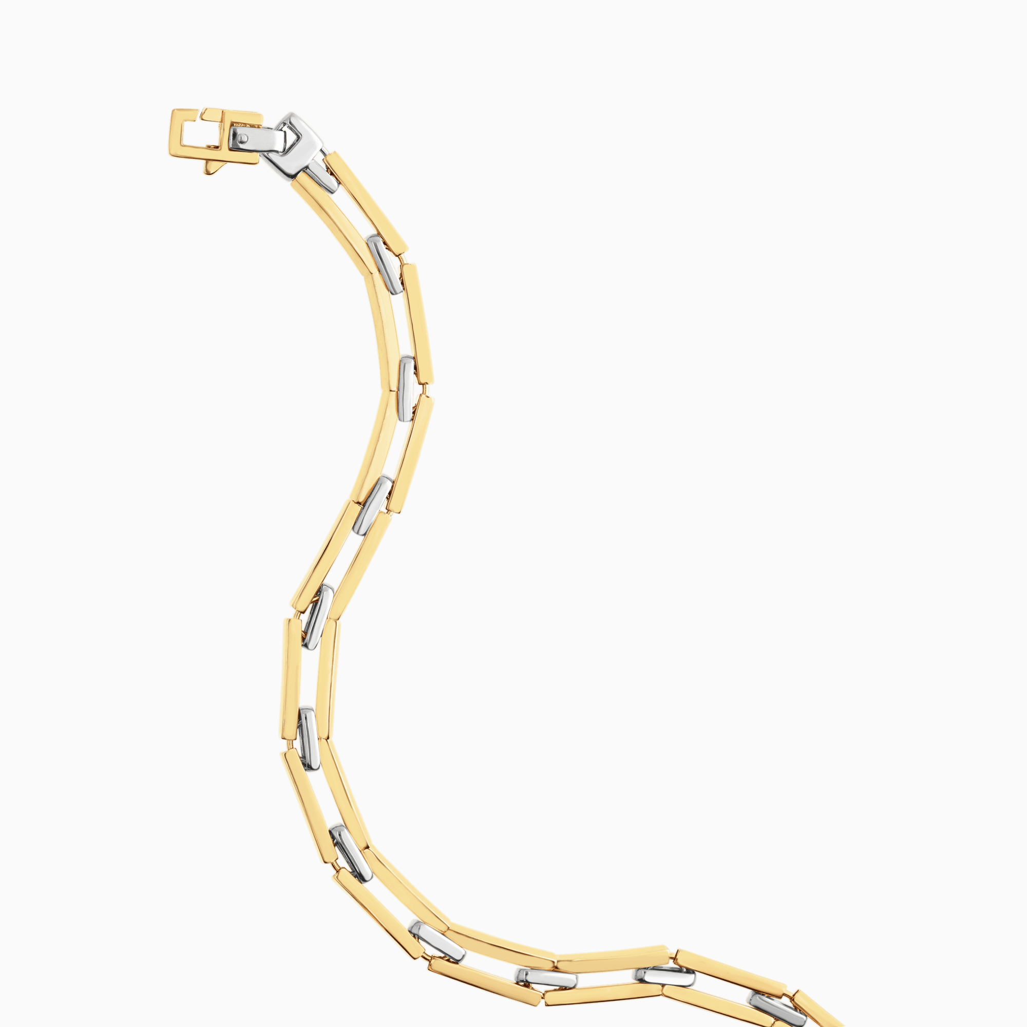 Fantasy bracelet 8.92g 18K yellow/white gold