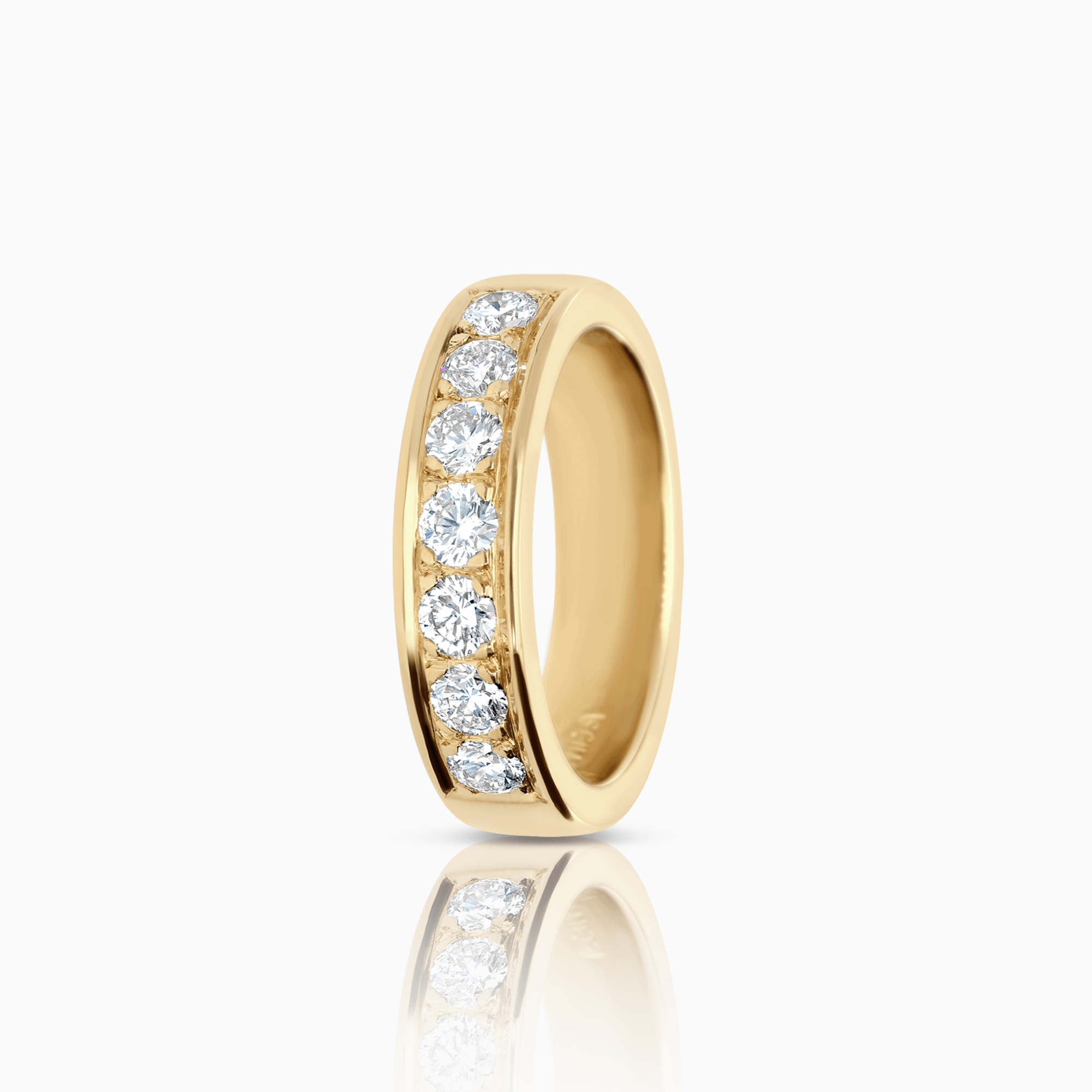 Alliansring 0,70ct 18K guld