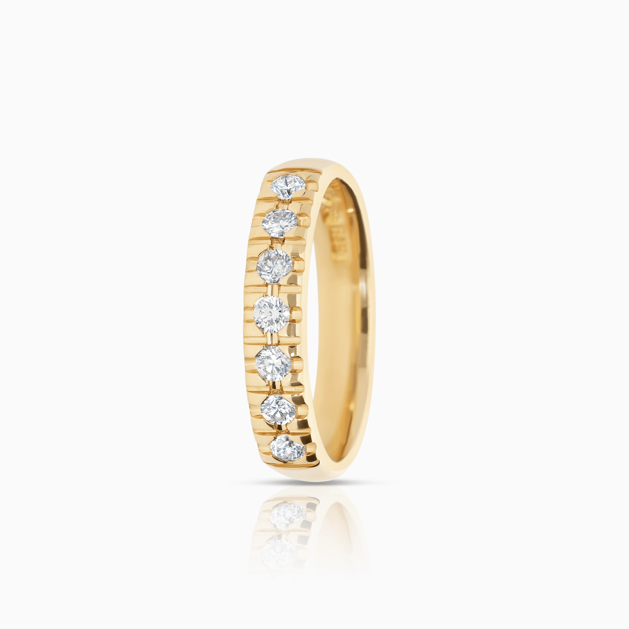 Alliansring 0,35ct 18K guld