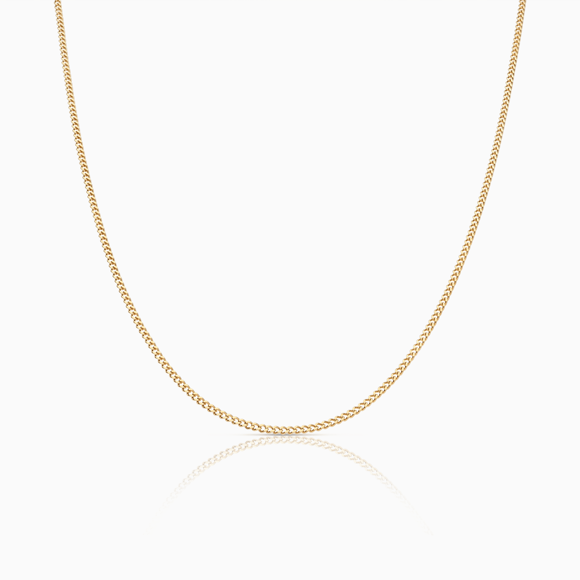 Pansarkedja 50cm 18K guld