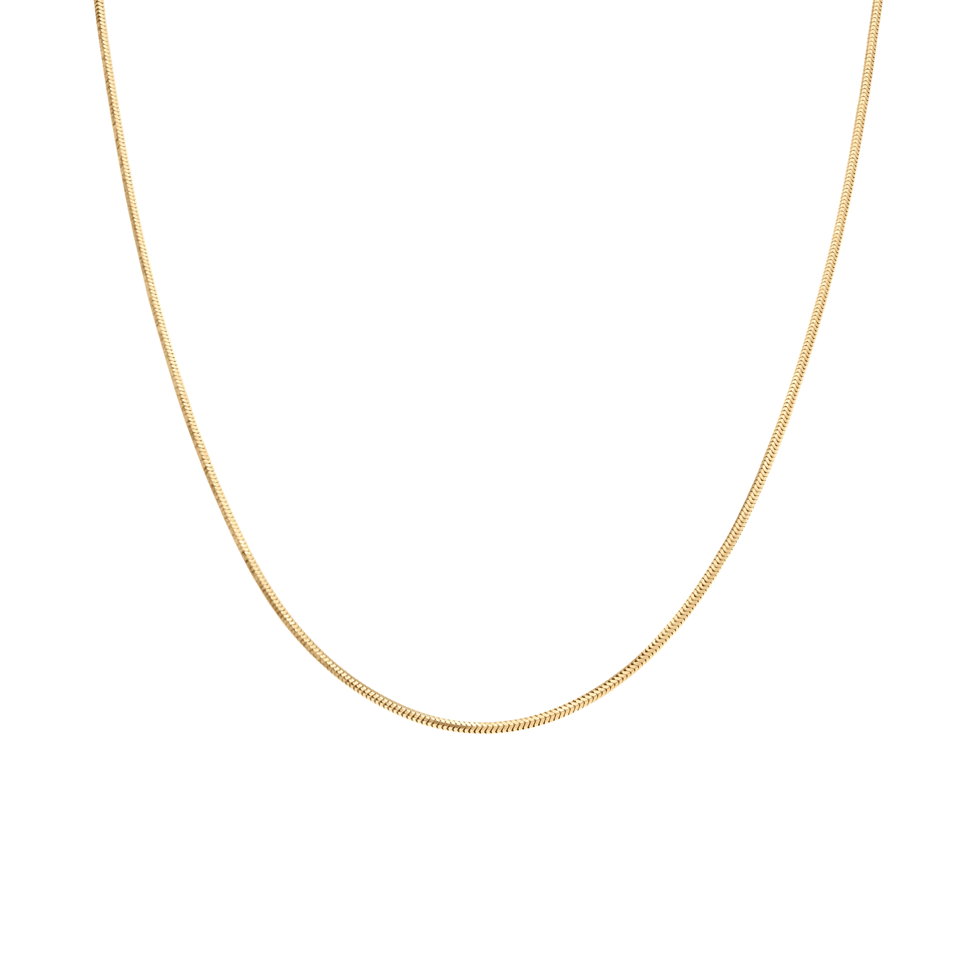 Snake chain 44cm 14K gold