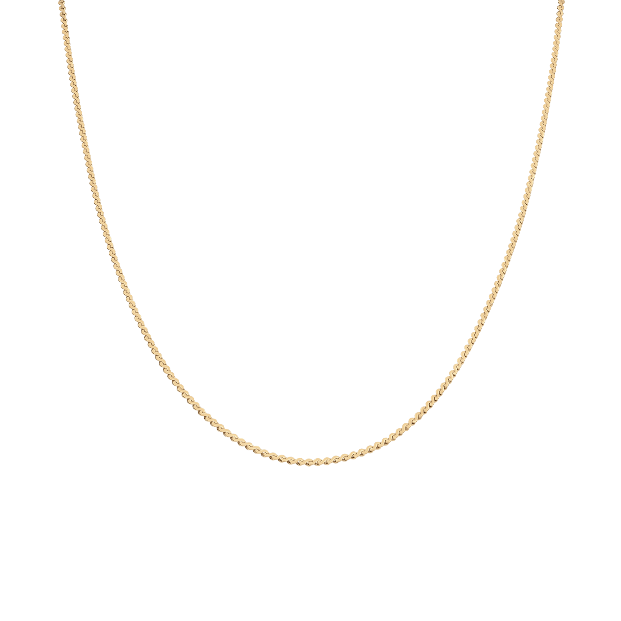 Guldkedja 45cm 18K guld