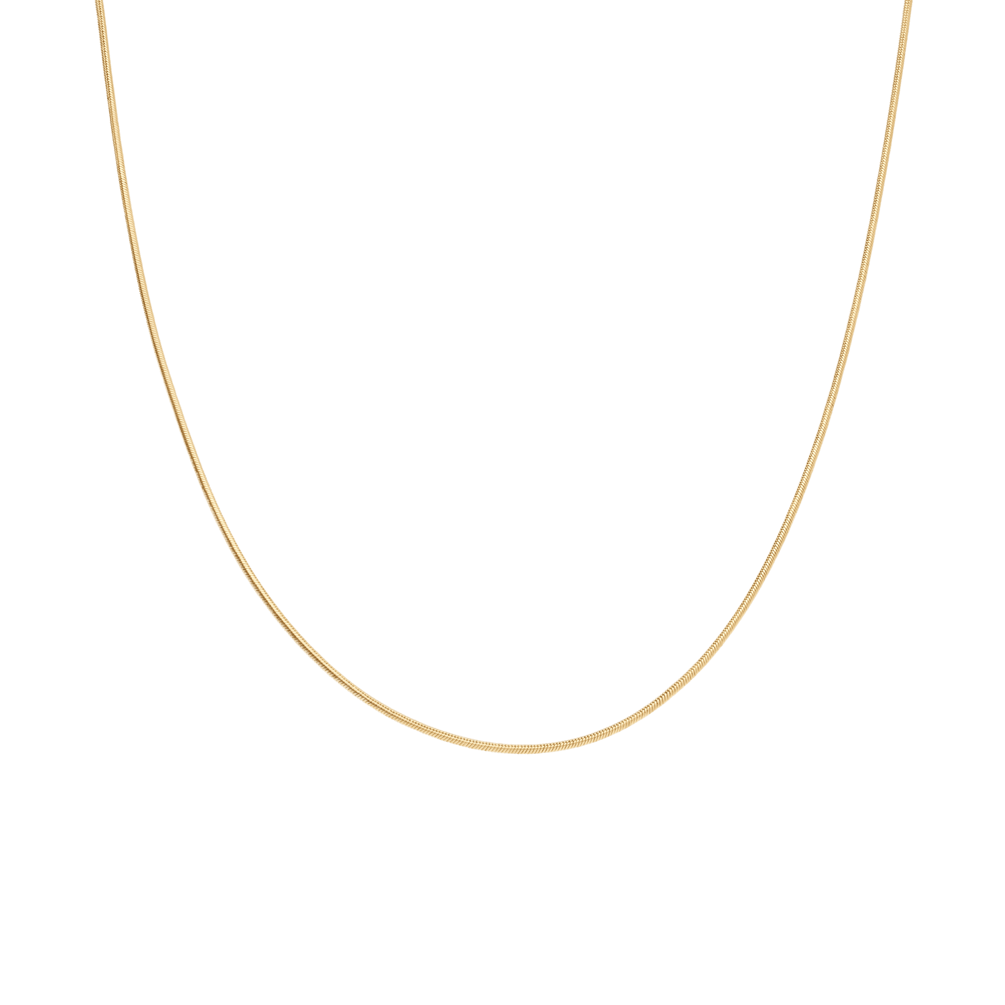Snake chain 45cm 18K gold
