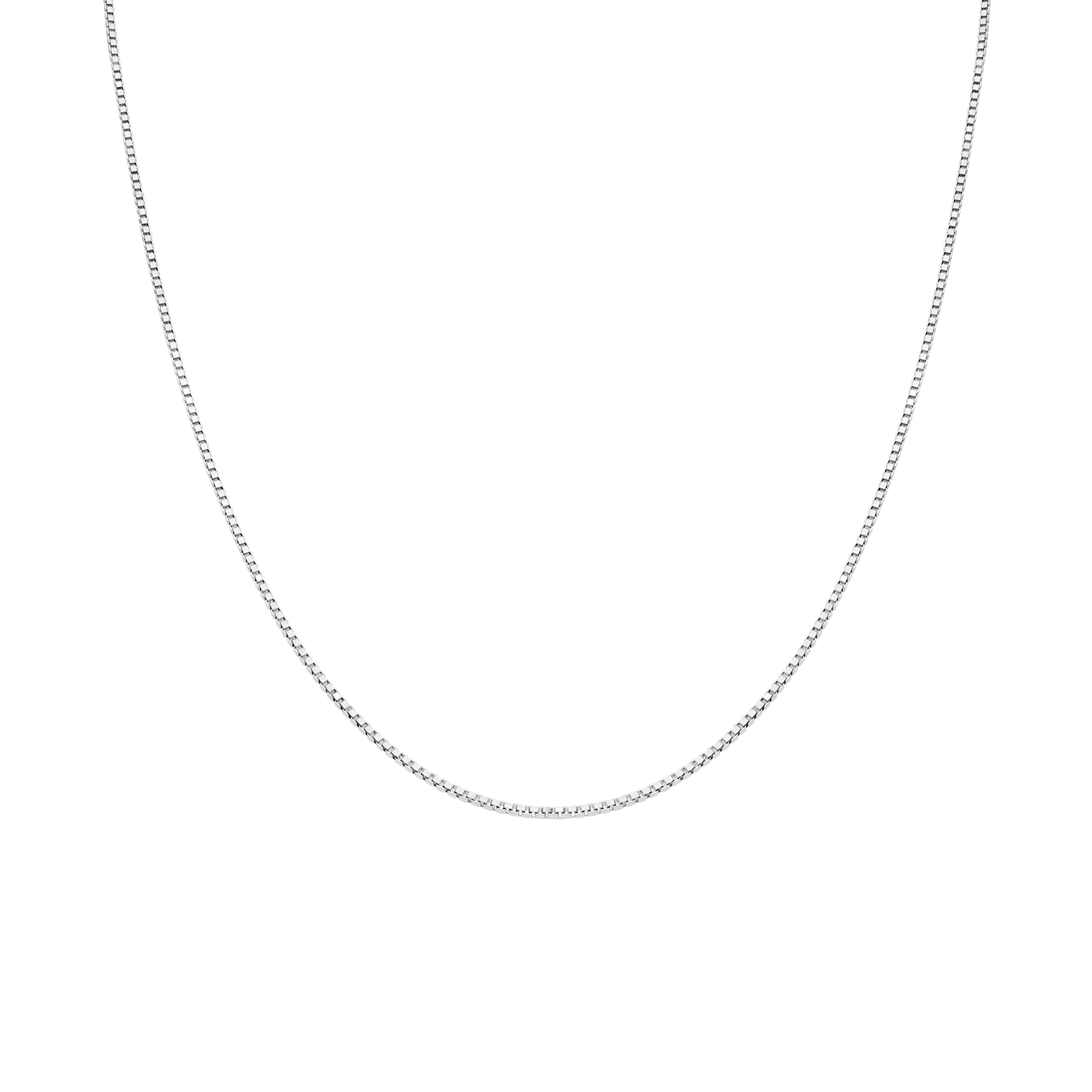 Veneziakedja 38cm 18K vitguld