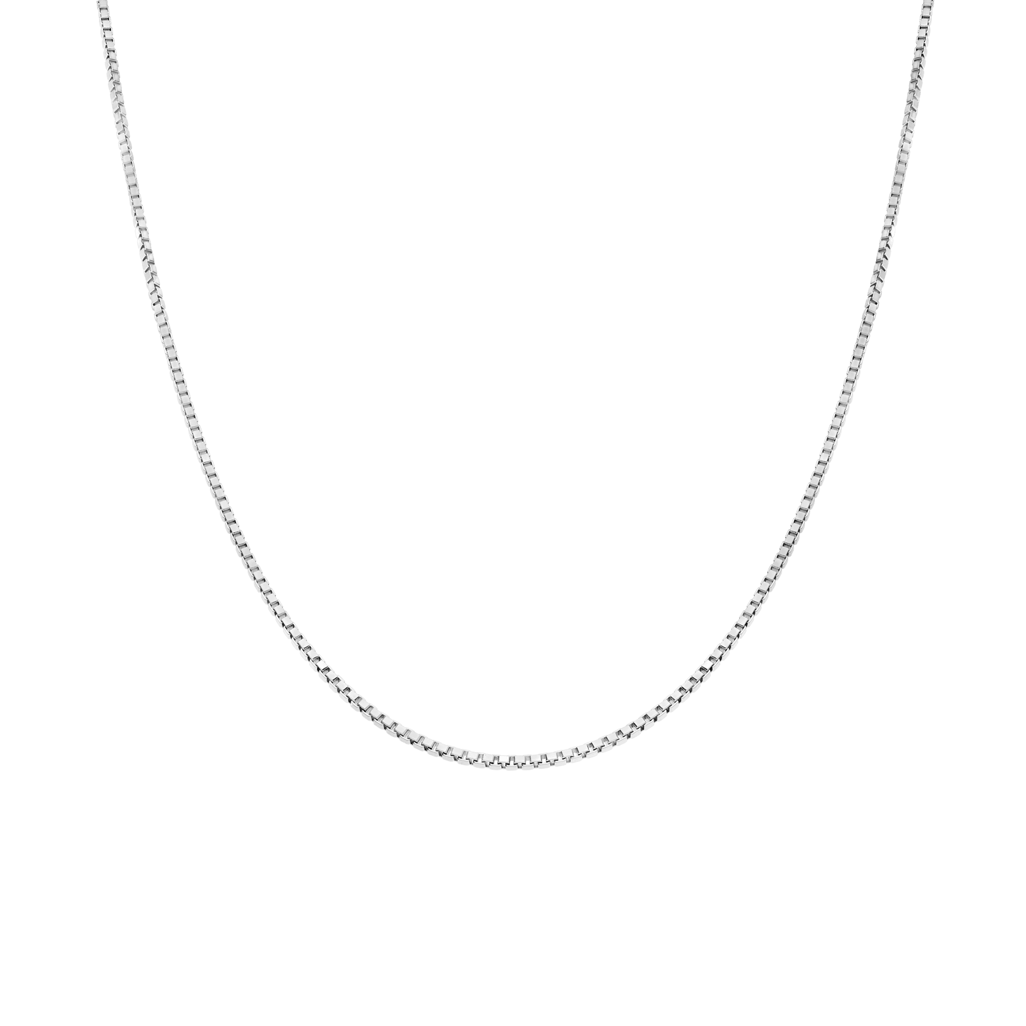 Veneziakedja 40cm 18K vitguld
