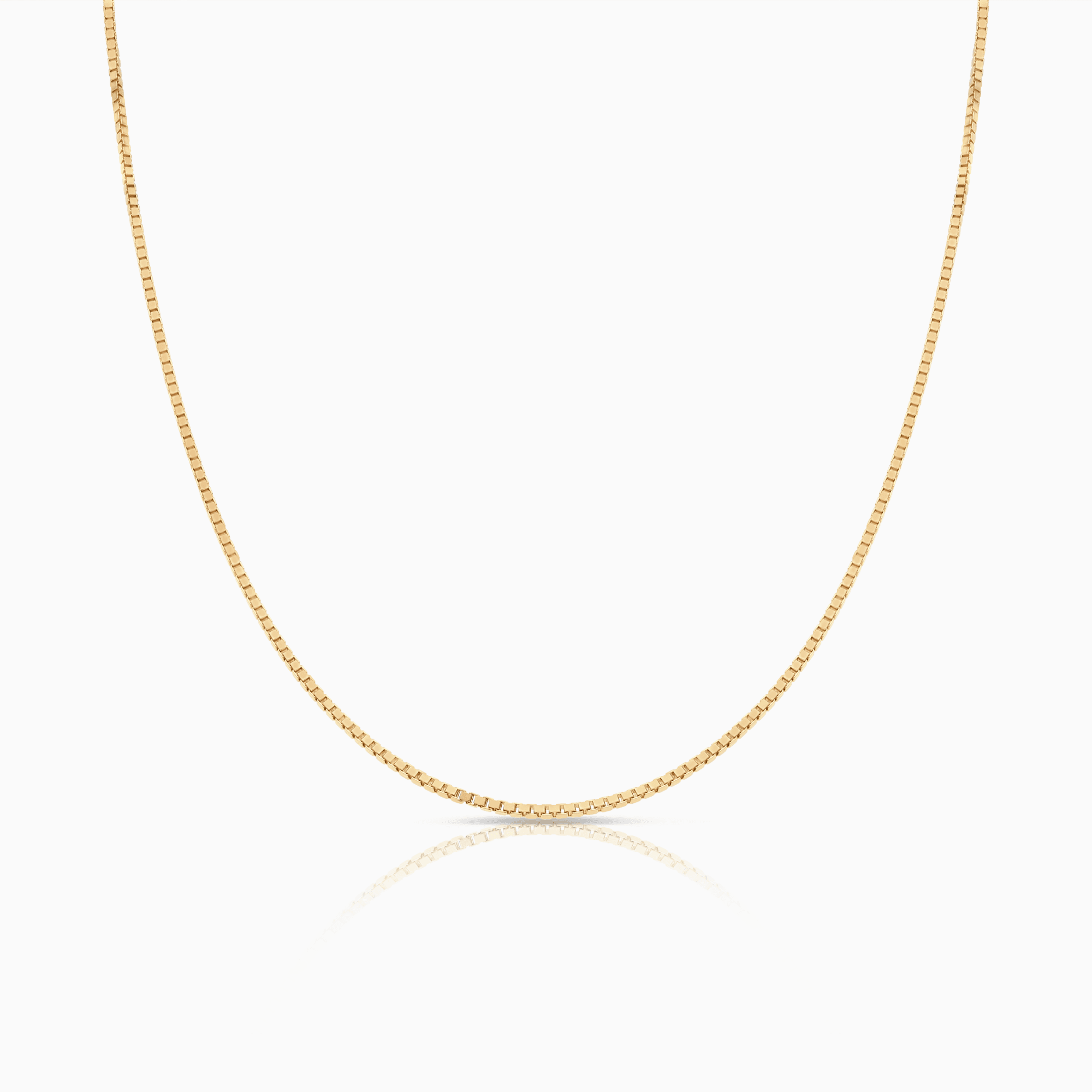 Veneziakedja 42cm 18K guld