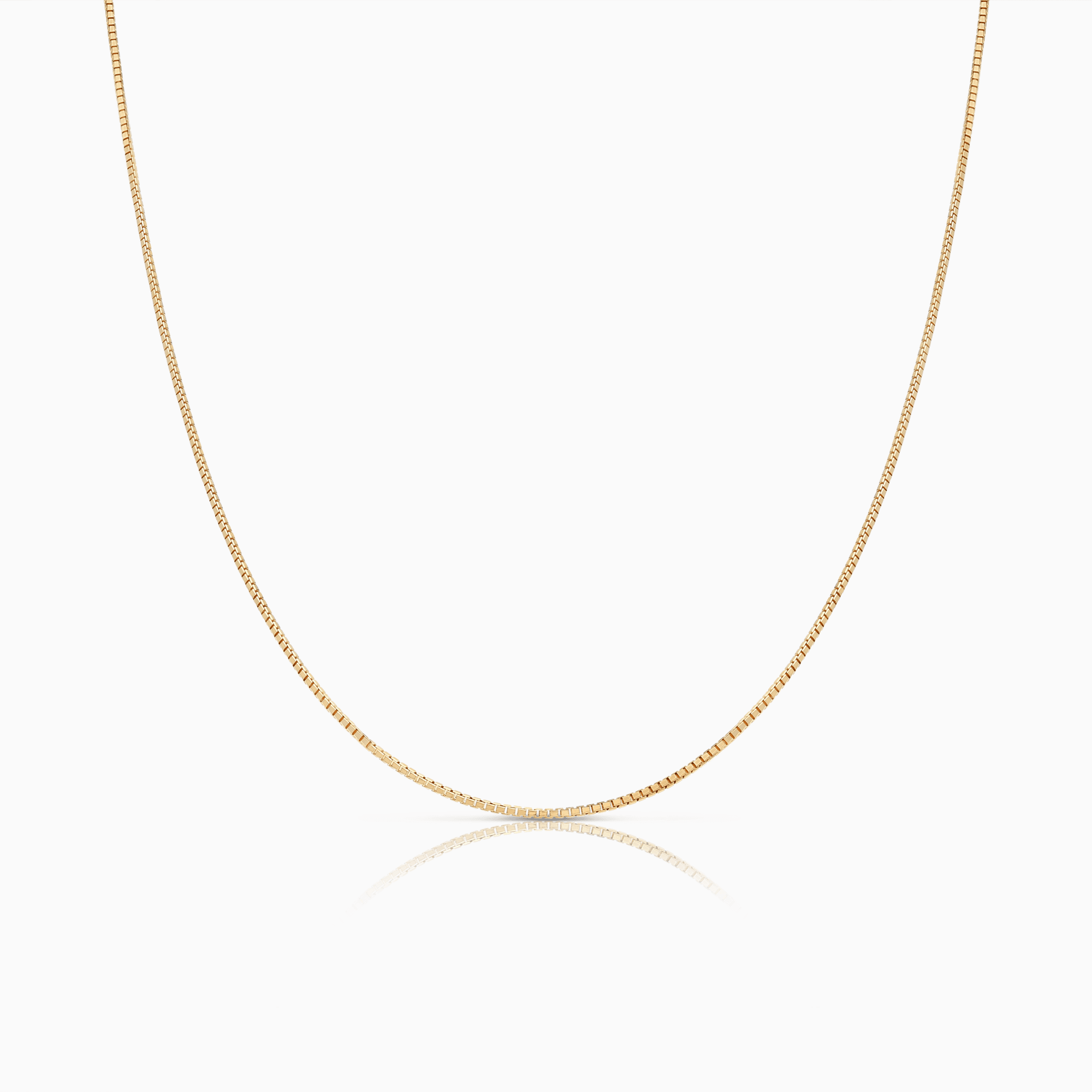 Veneziakedja 42cm 18K guld