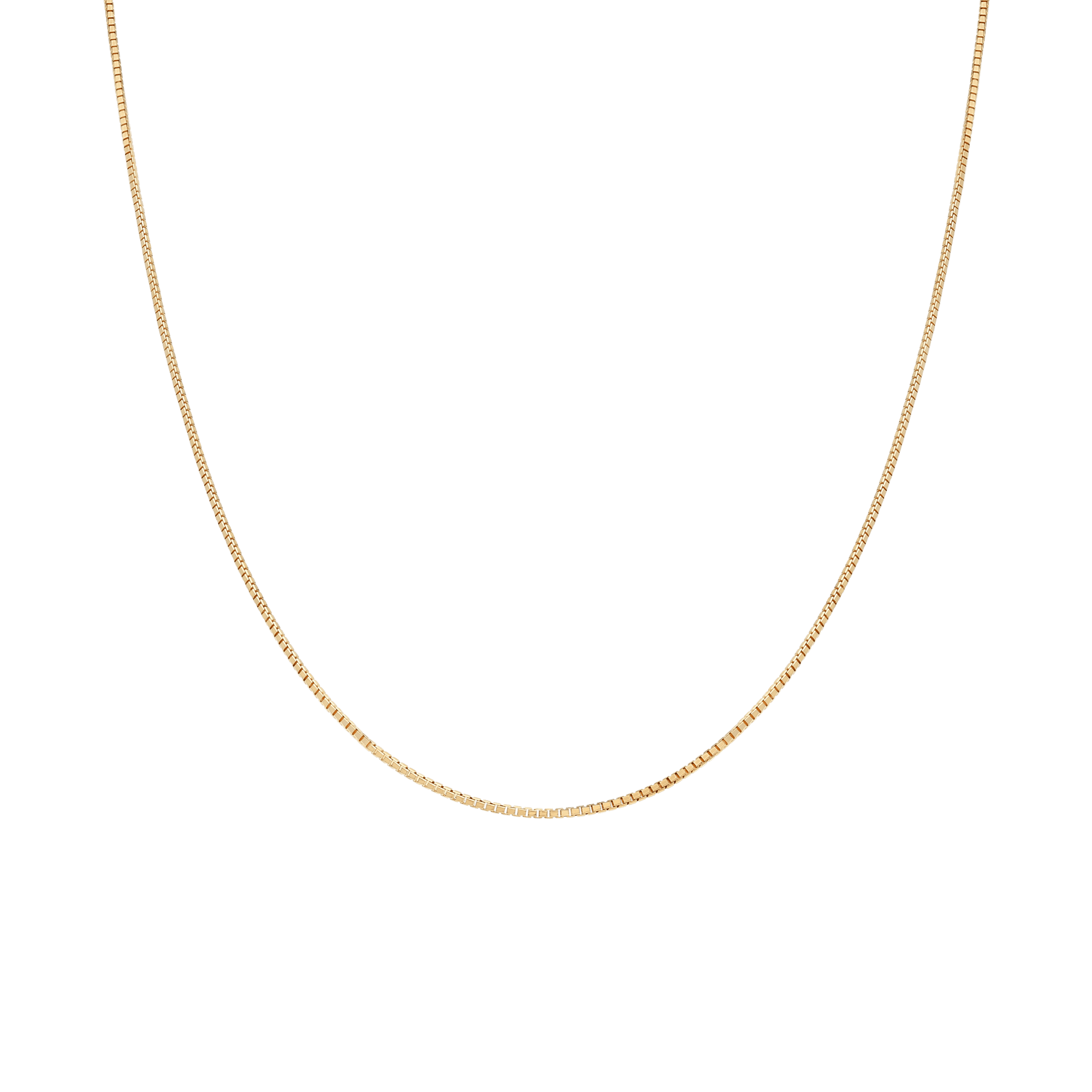 Veneziakedja 42cm 18K guld