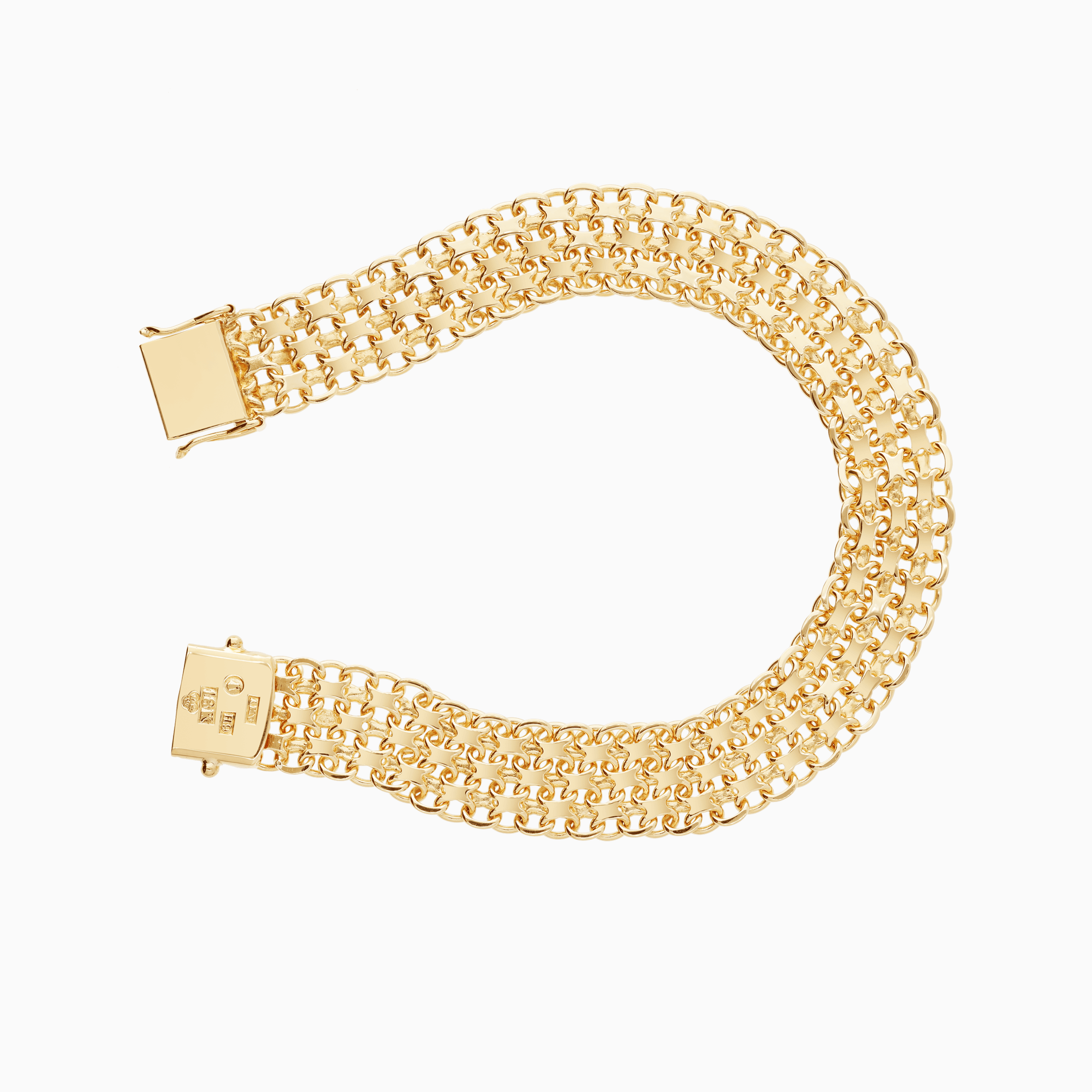 X-link bracelet 20.54g 18K gold