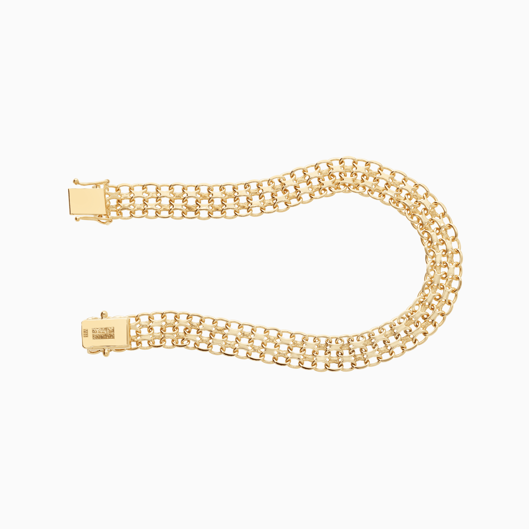 X-link bracelet 16.24g 18K gold