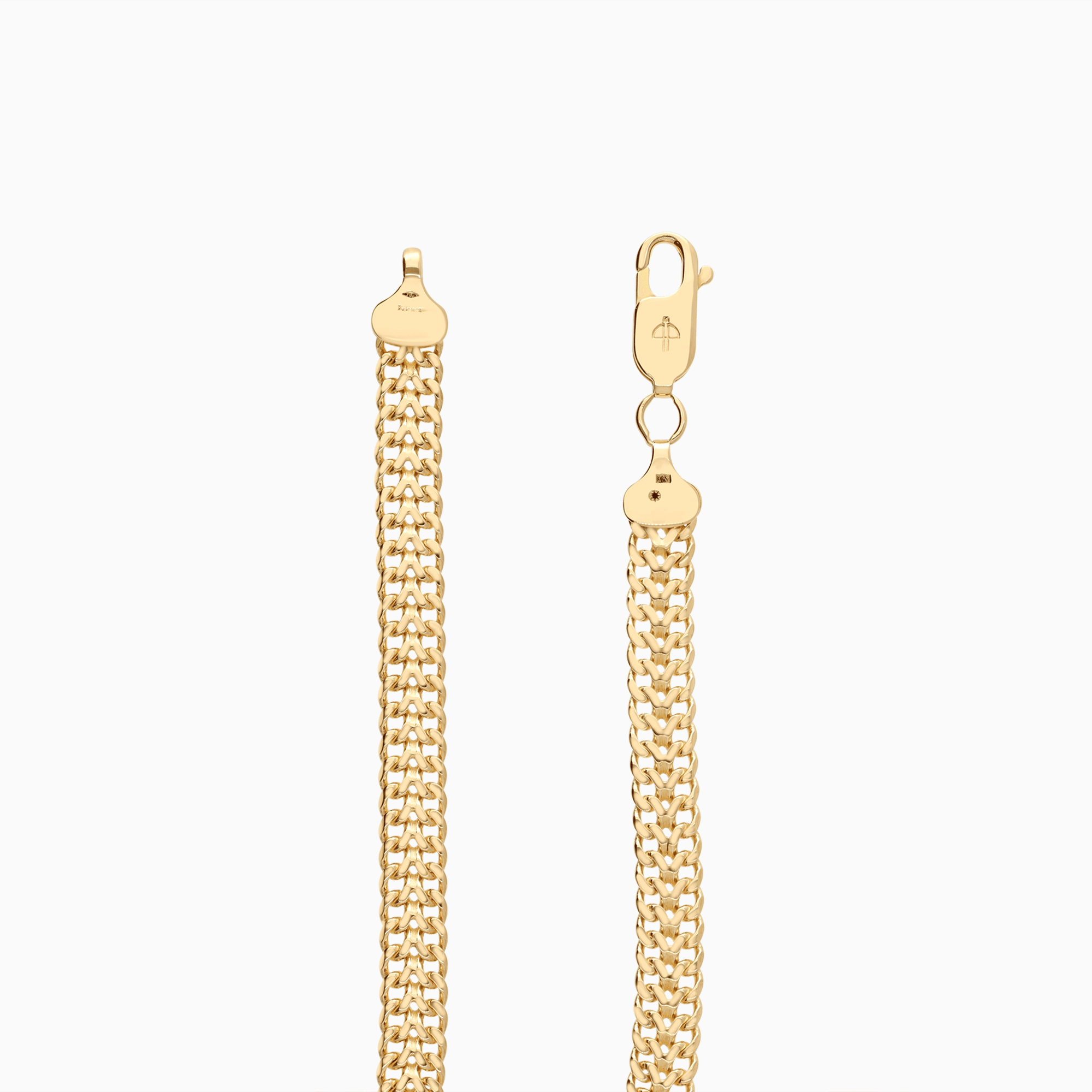 Herringbone bracelet 9.65g 18K gold