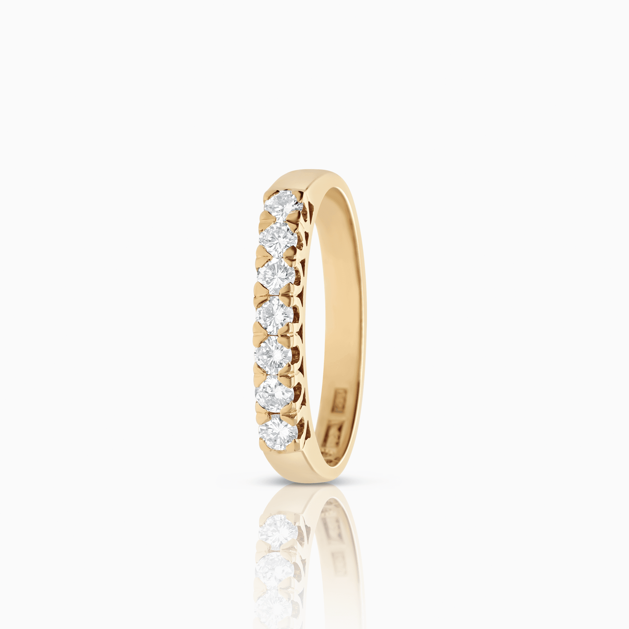Alliansring 0,35ct 18K guld