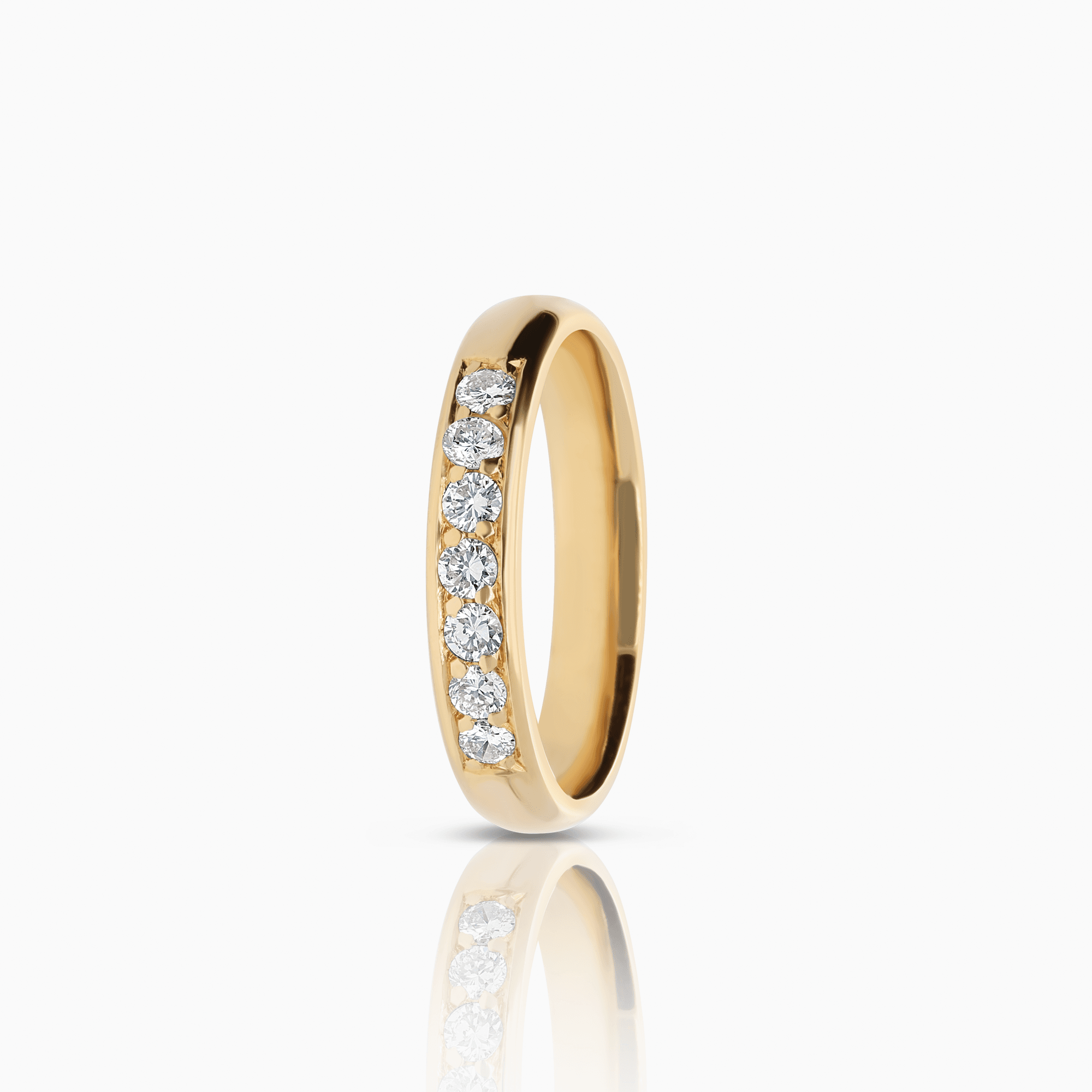Alliansring 0,35ct 18K guld