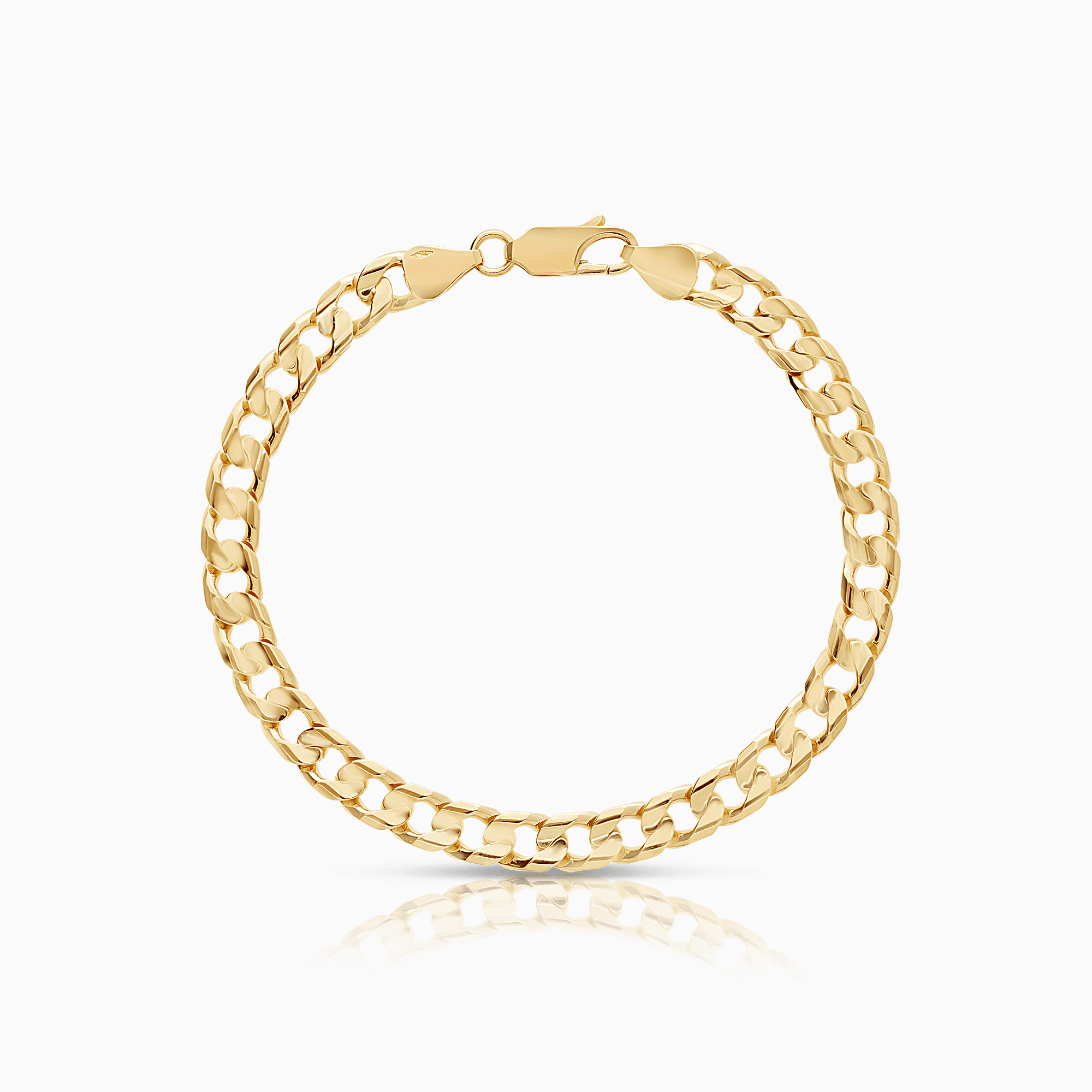 Curb bracelet 19.22g 18K gold