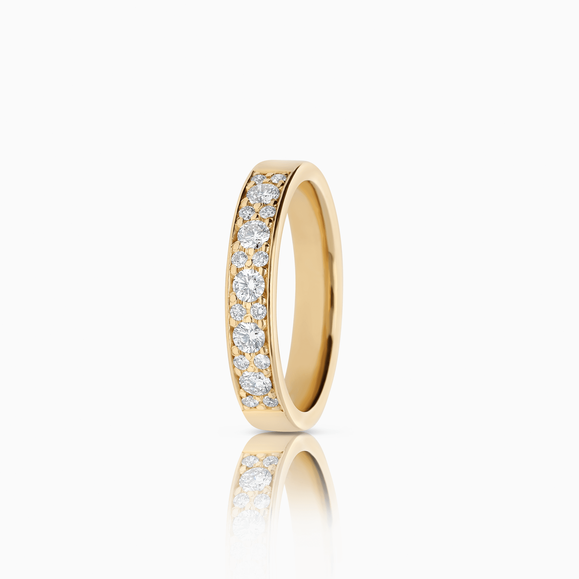 Alliansring 0,47ct 18K guld