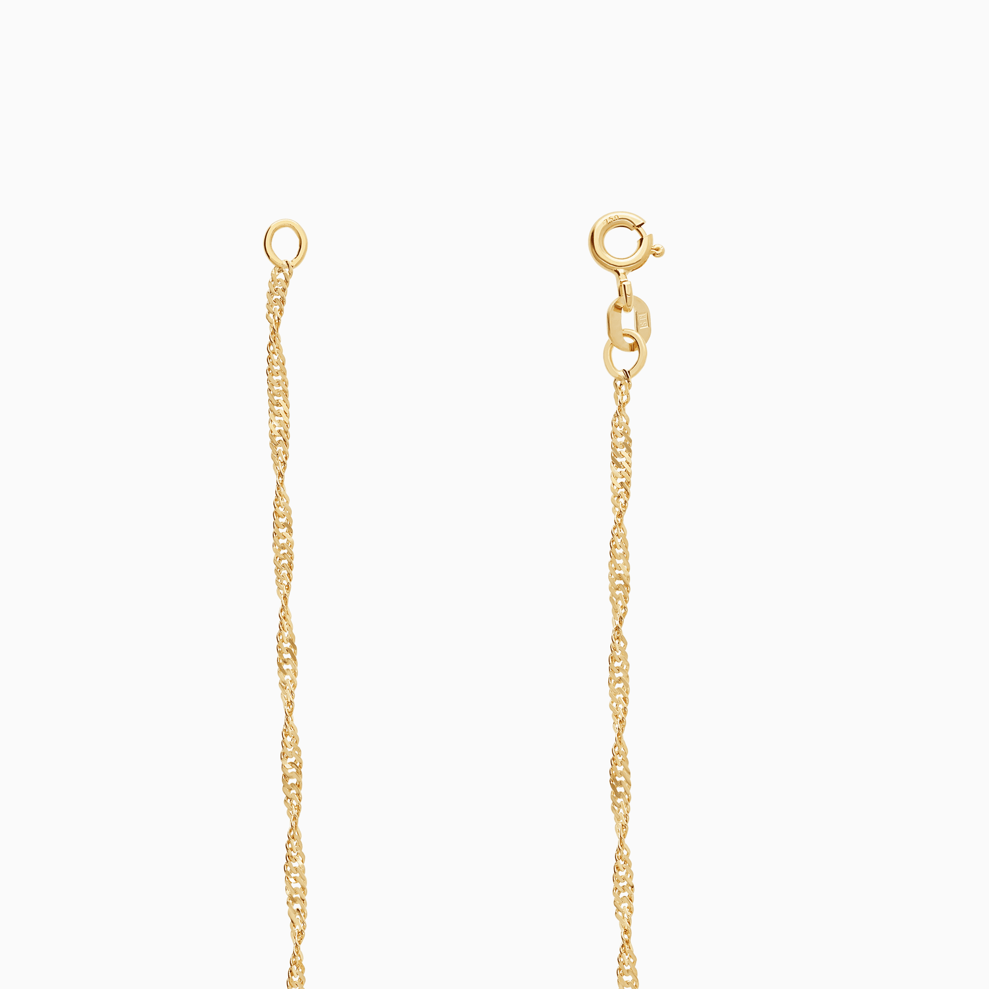 Singapore bracelet 1.25g 18K gold