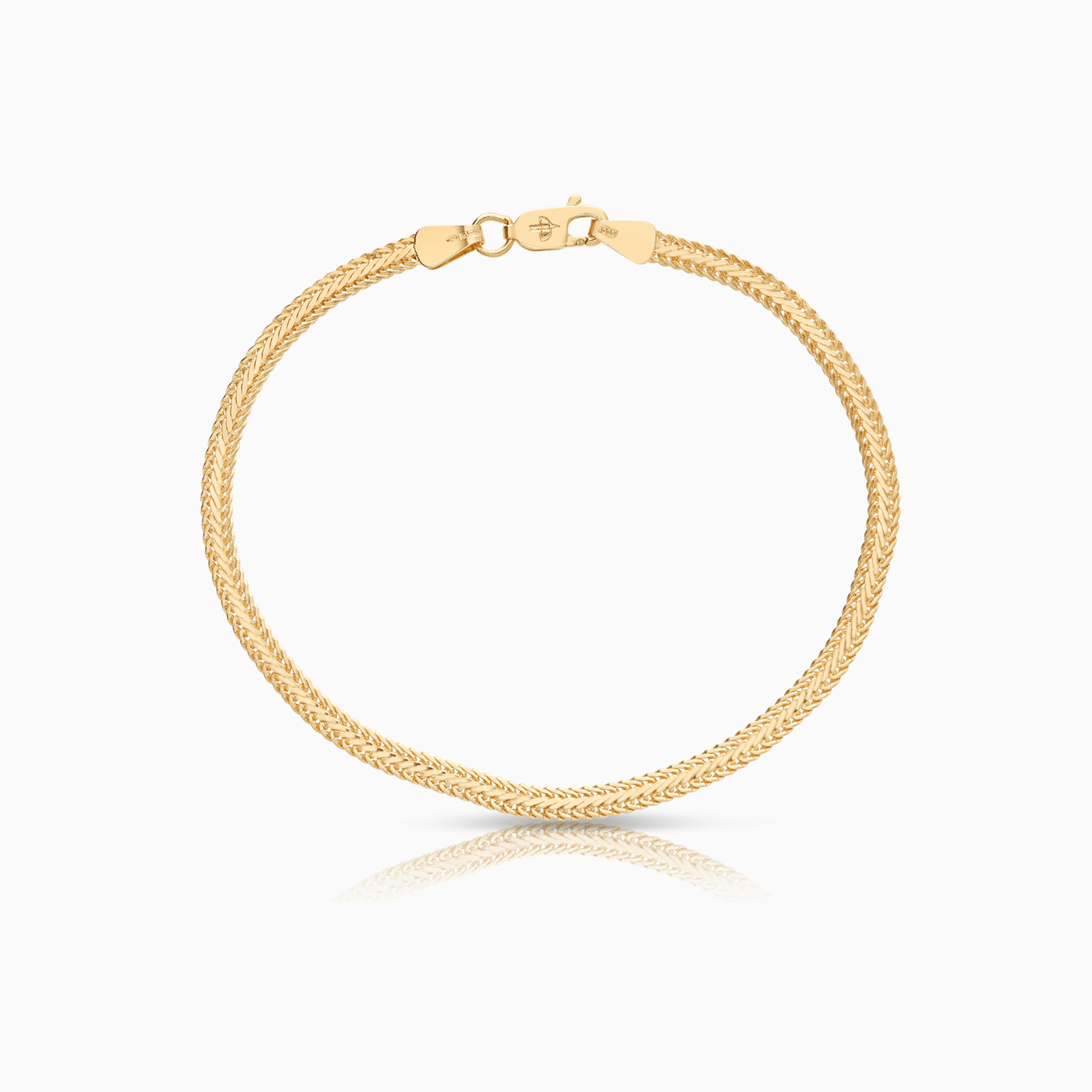 Fox tail bracelet 4.35g 18K gold
