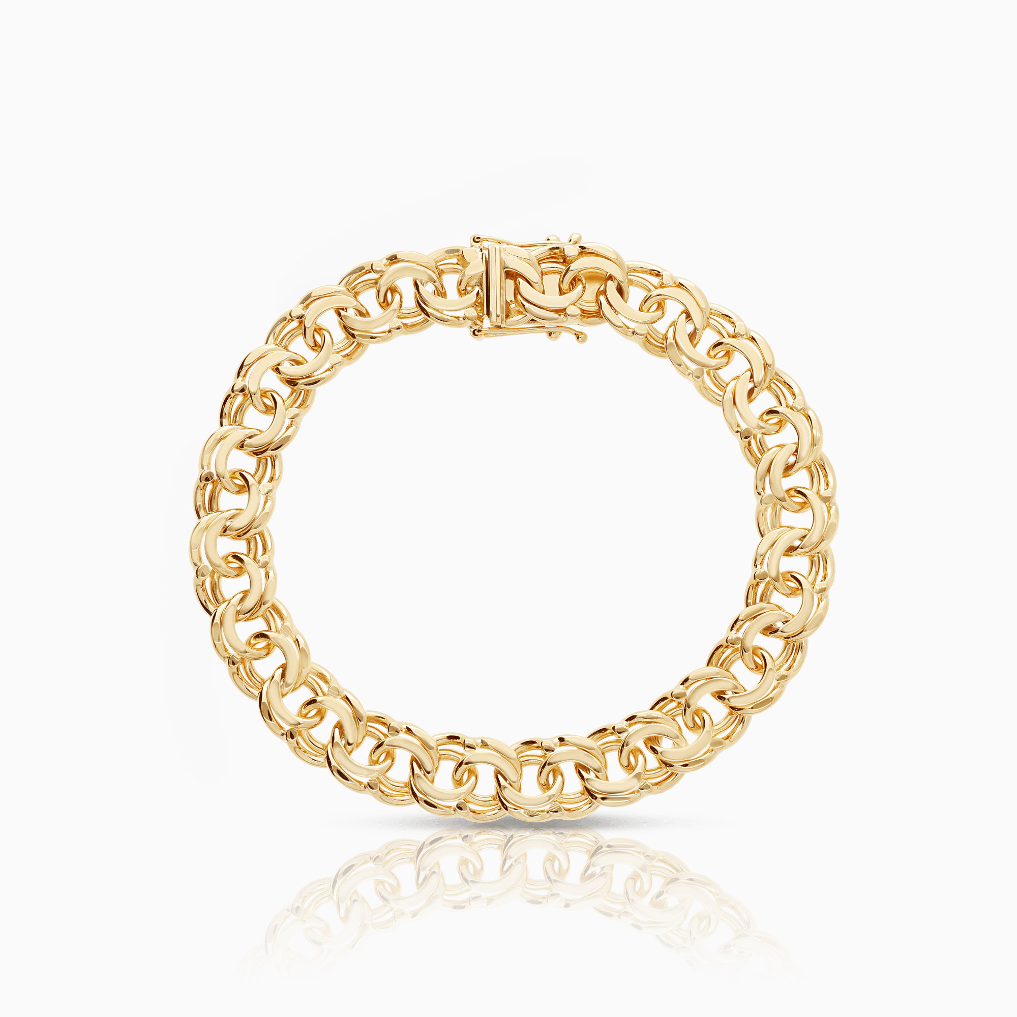 Bismarck bracelet 34.08g 18K gold
