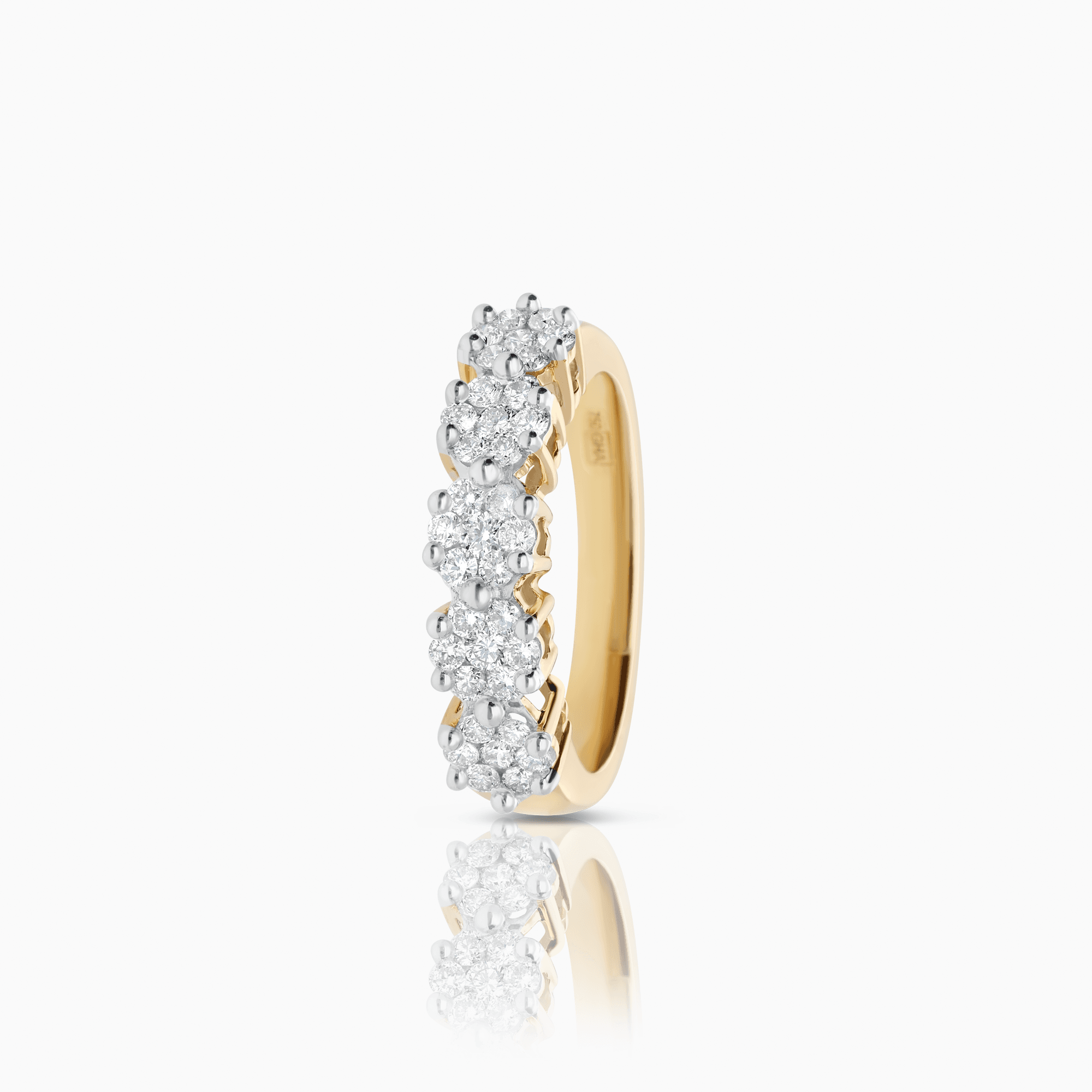 Alliansring 0,60ct 18K guld
