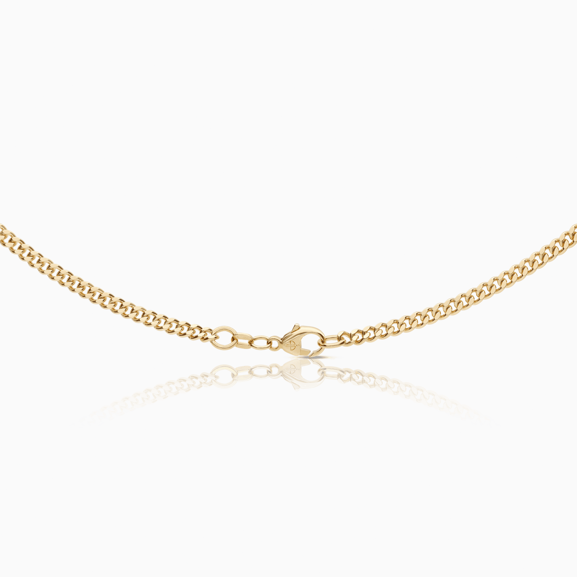 Curb chain 21.58g 18K gold
