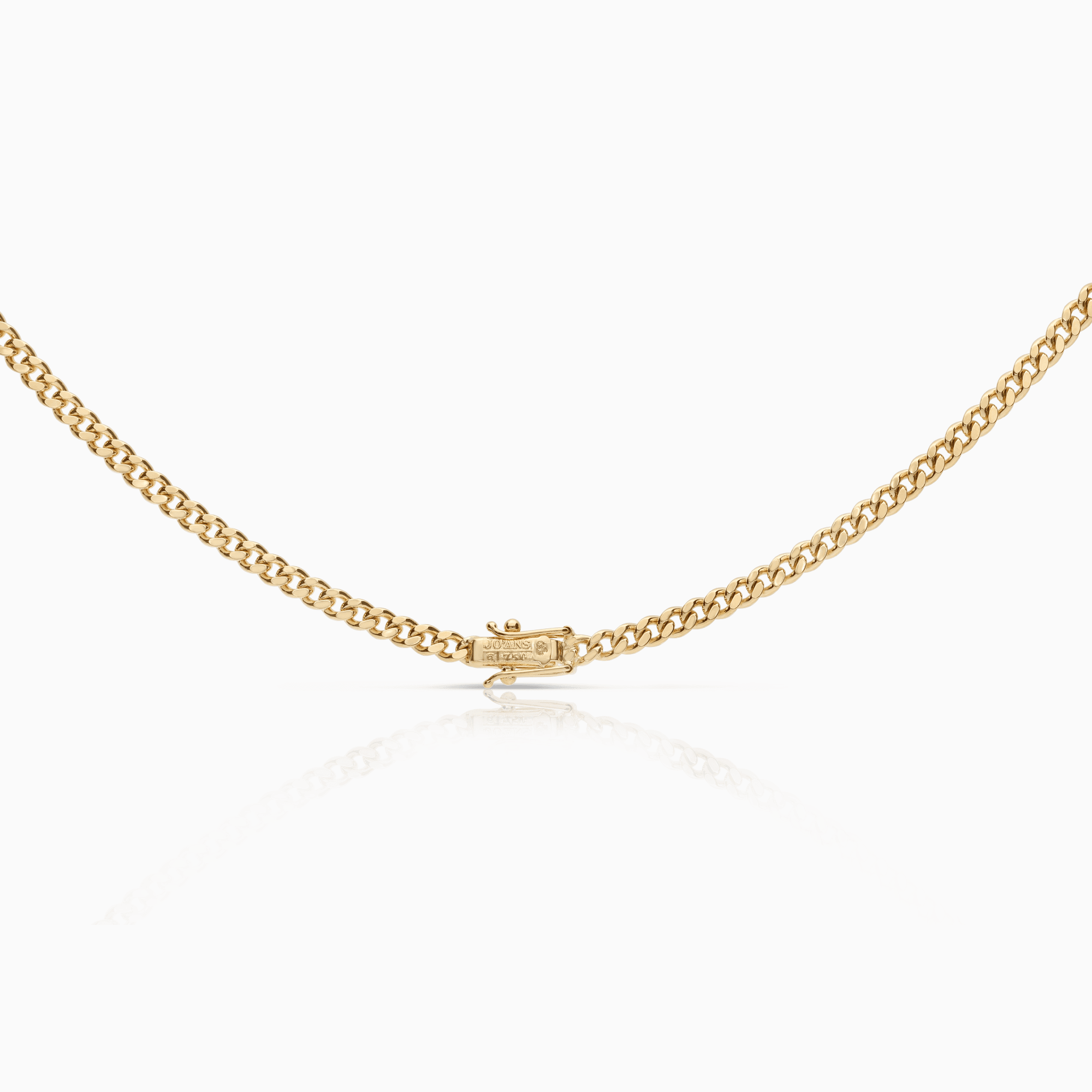 Curb chain 22.02g 18K gold