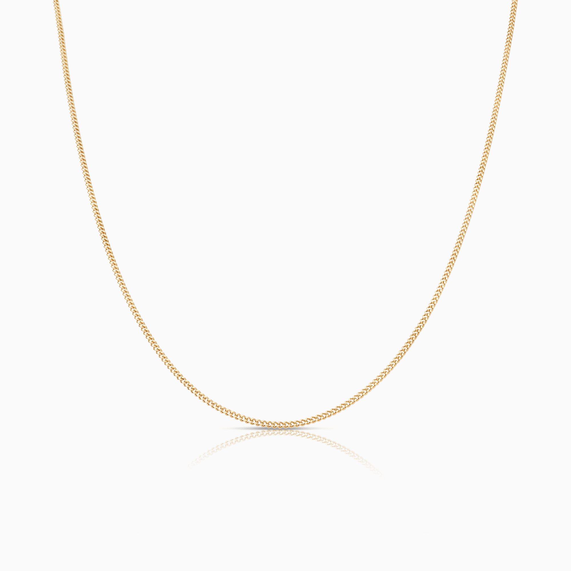 Curb chain 42cm 18K gold