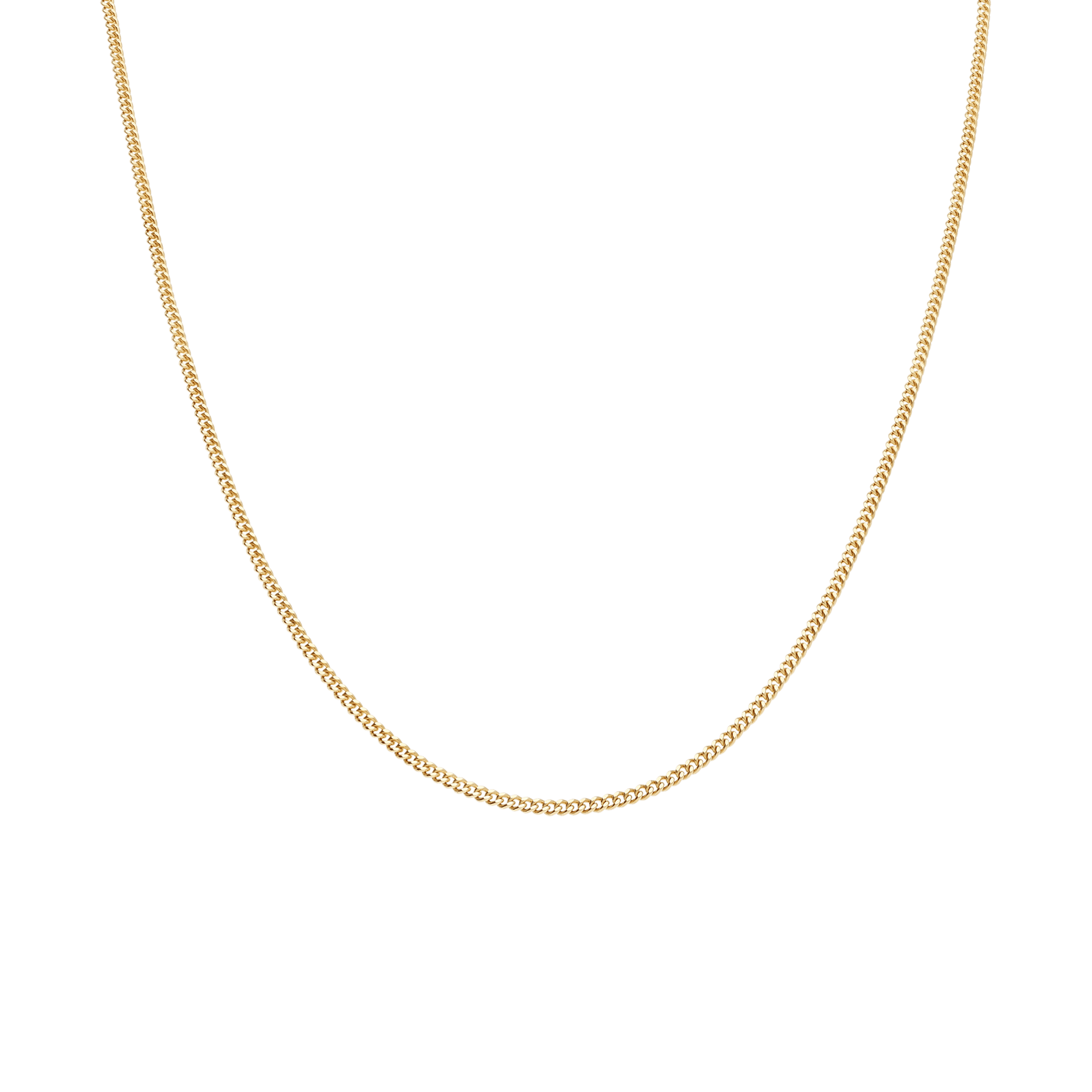 Curb chain 46.5cm 18K gold