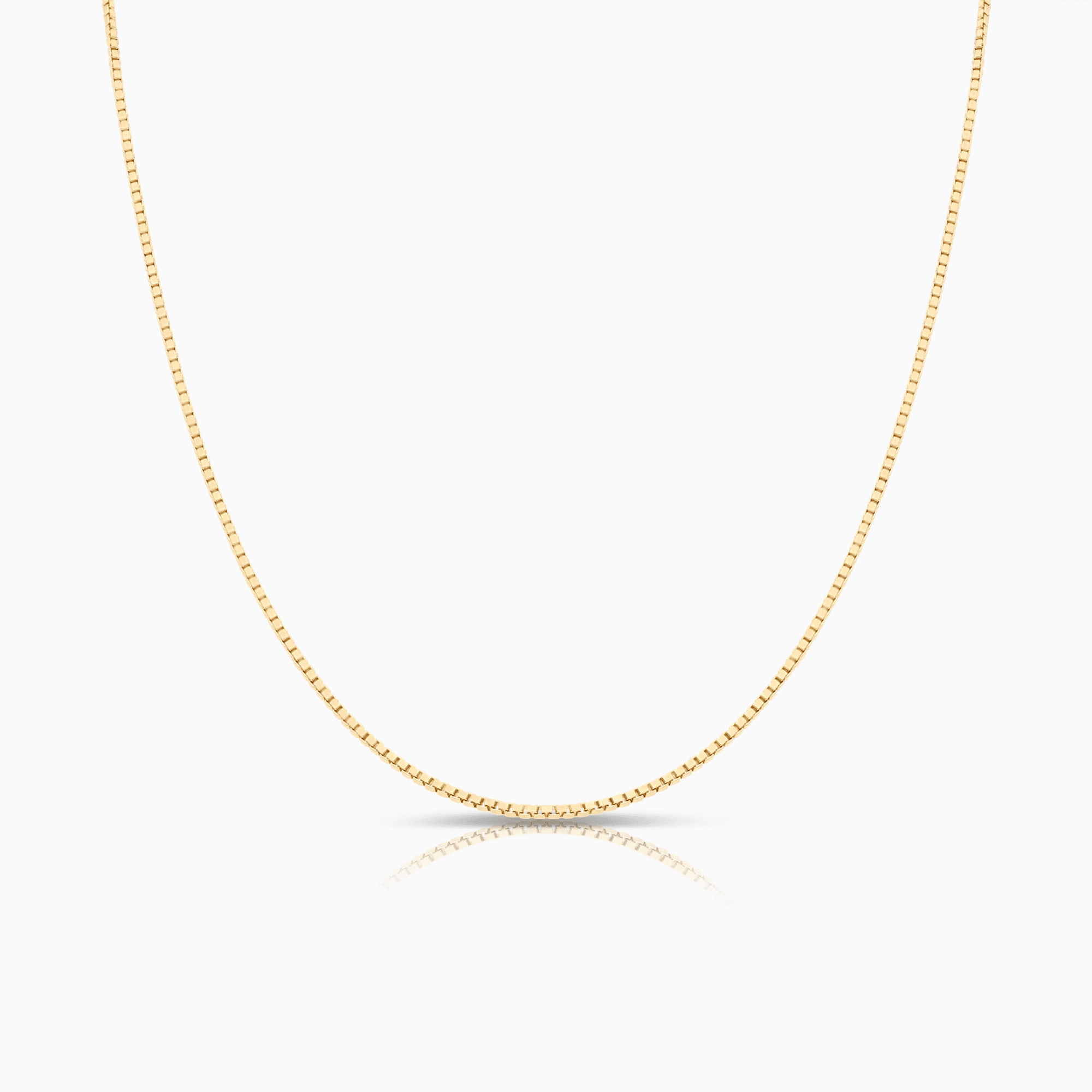 Box Chain 46.5cm 18K Gold