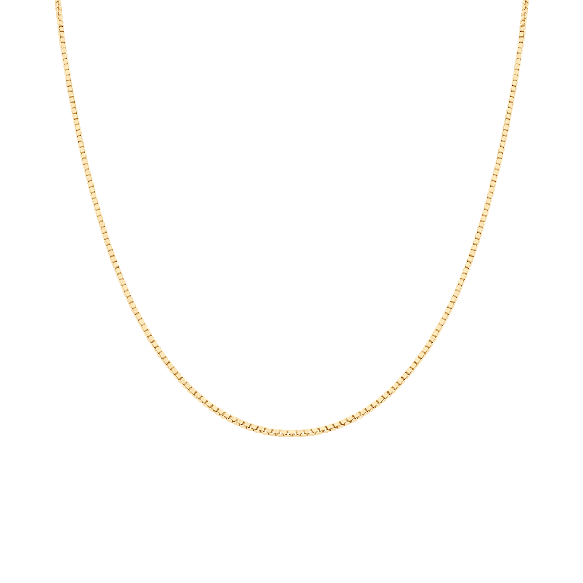 Box Chain 46.5cm 18K Gold