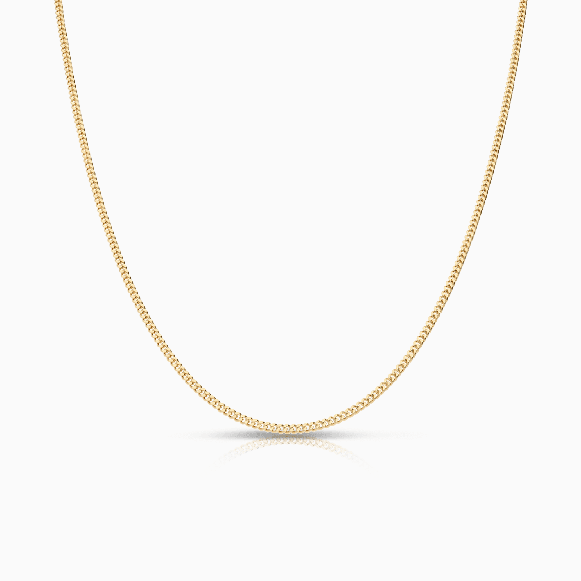 Curb chain 46.5cm 18K gold