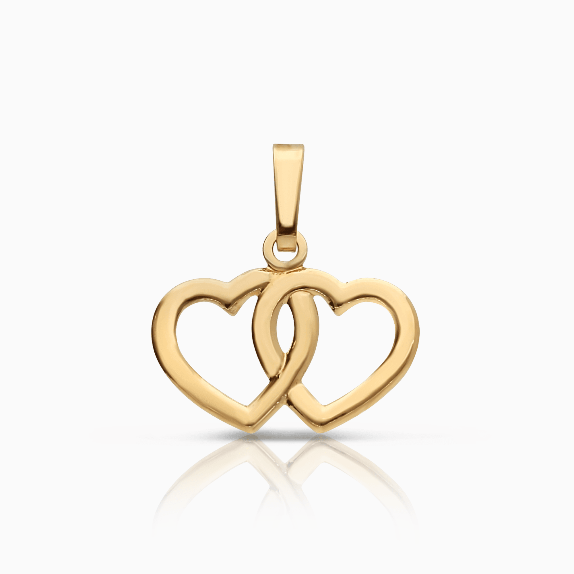 Heart pendant 0.40g 18K gold