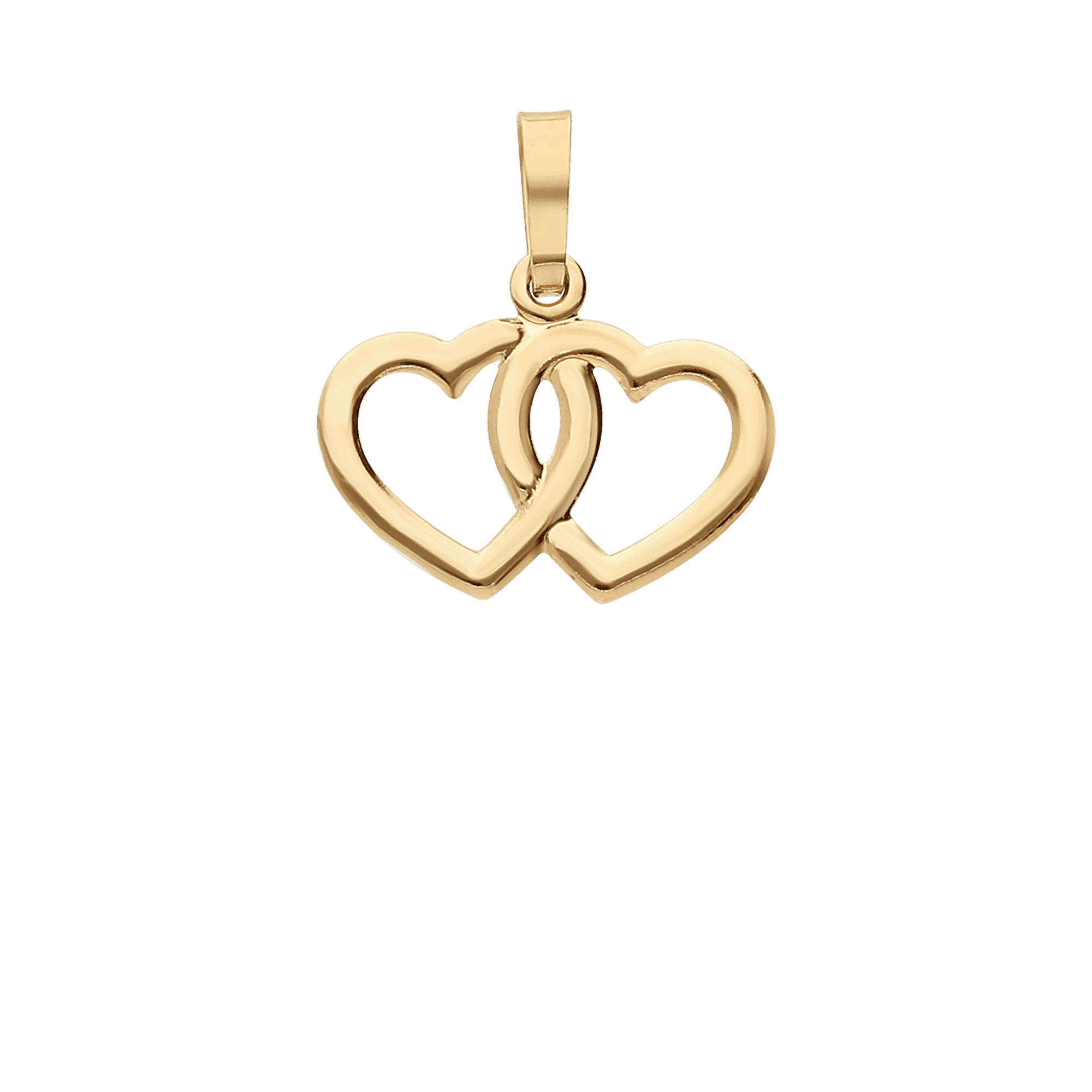 Heart pendant 0.40g 18K gold