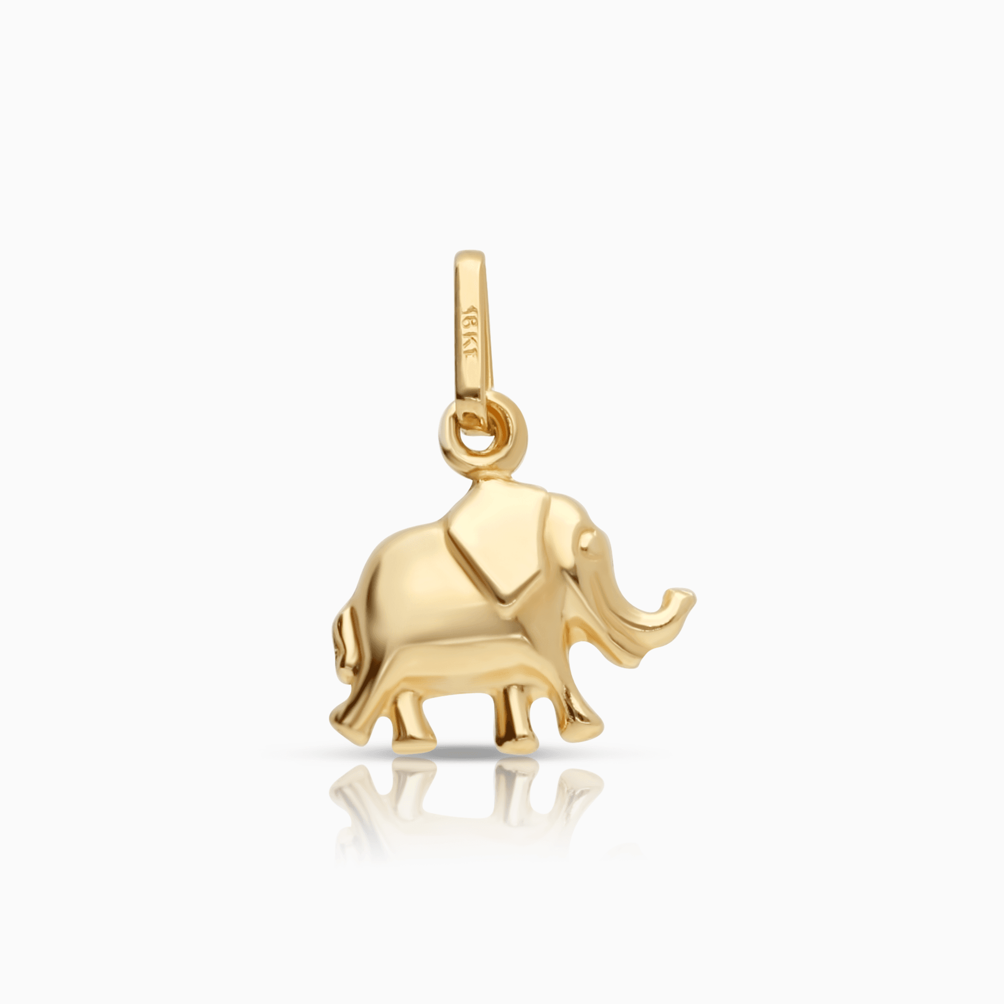 Elephant pendant 0.48g 18K gold