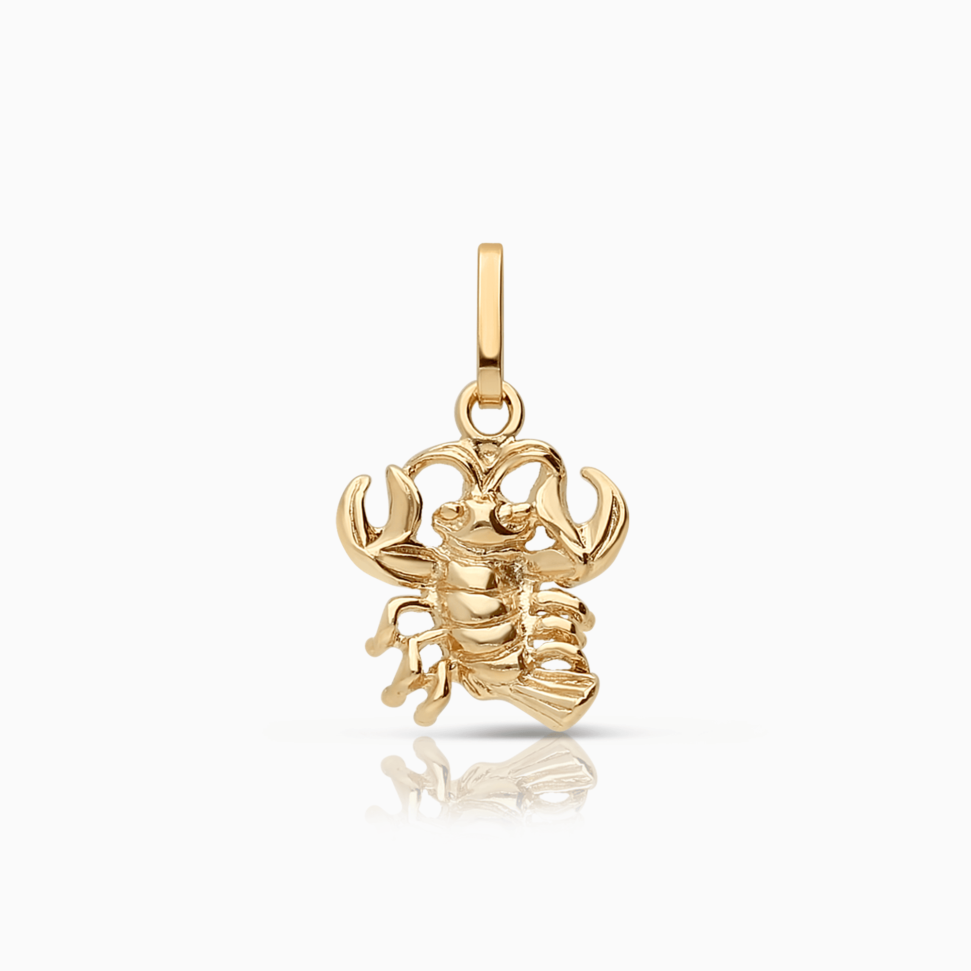 Crab pendant 0.88g 18K gold