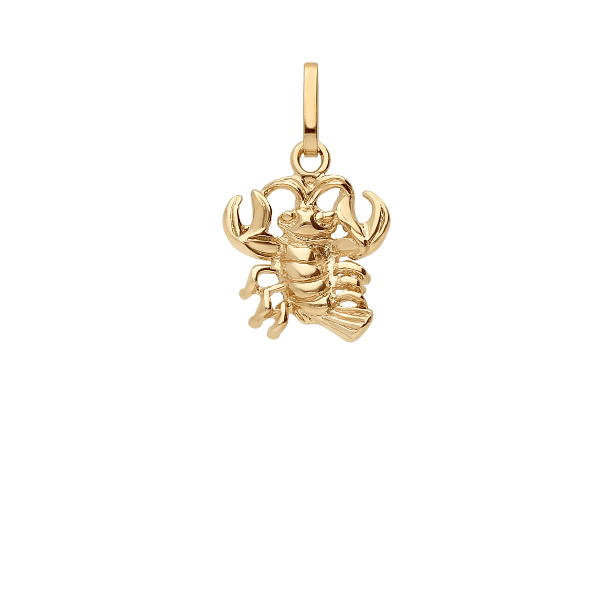 Crab pendant 0.88g 18K gold
