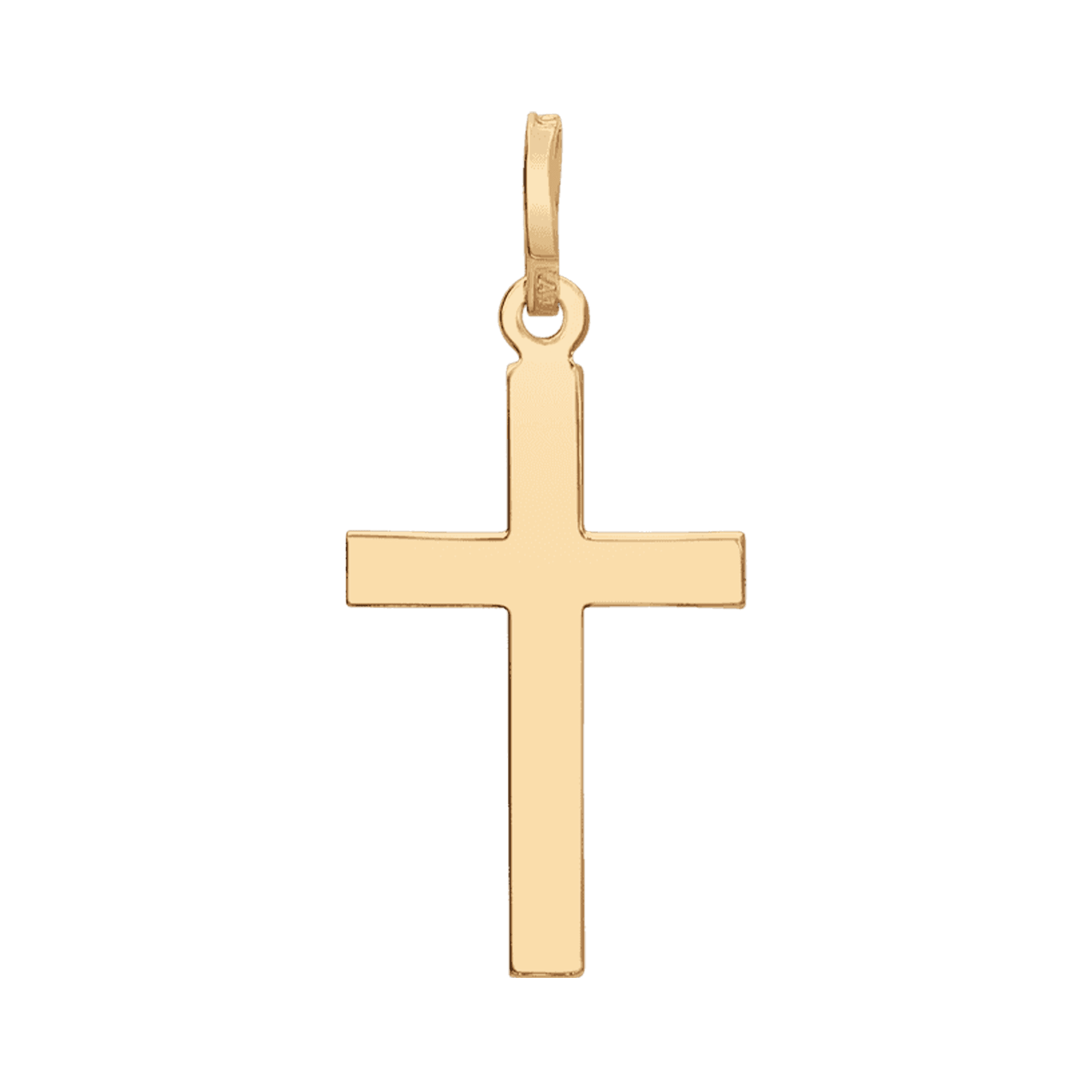 Cross pendant 0.62g 18K gold