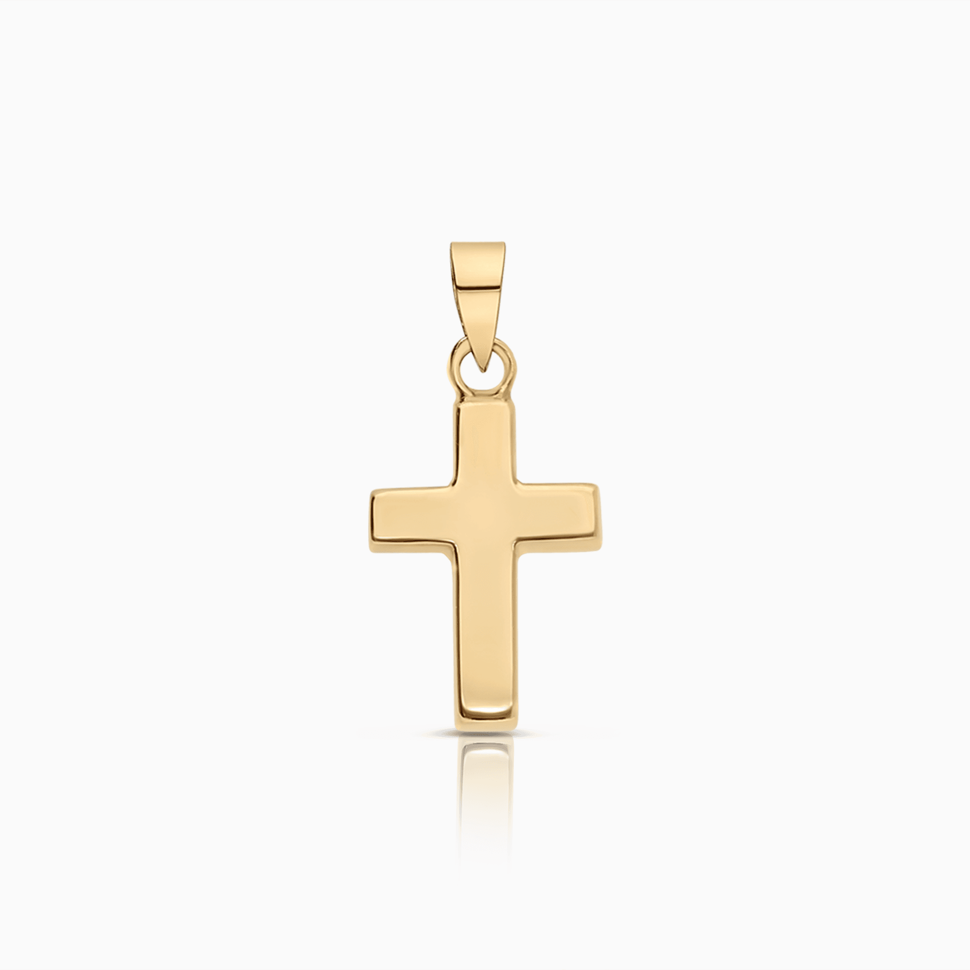 Cross pendant 1.0g 18K gold