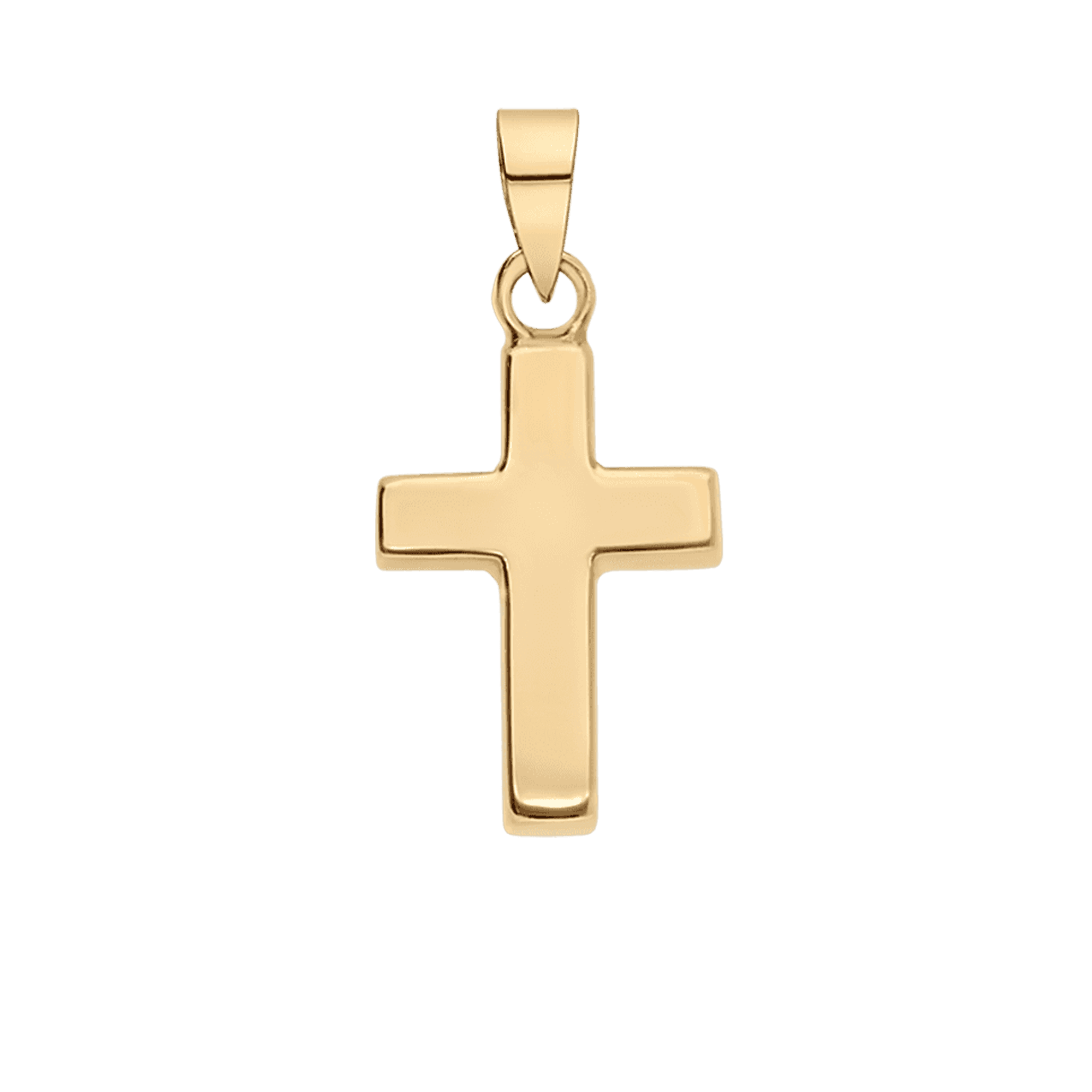 Cross pendant 1.0g 18K gold