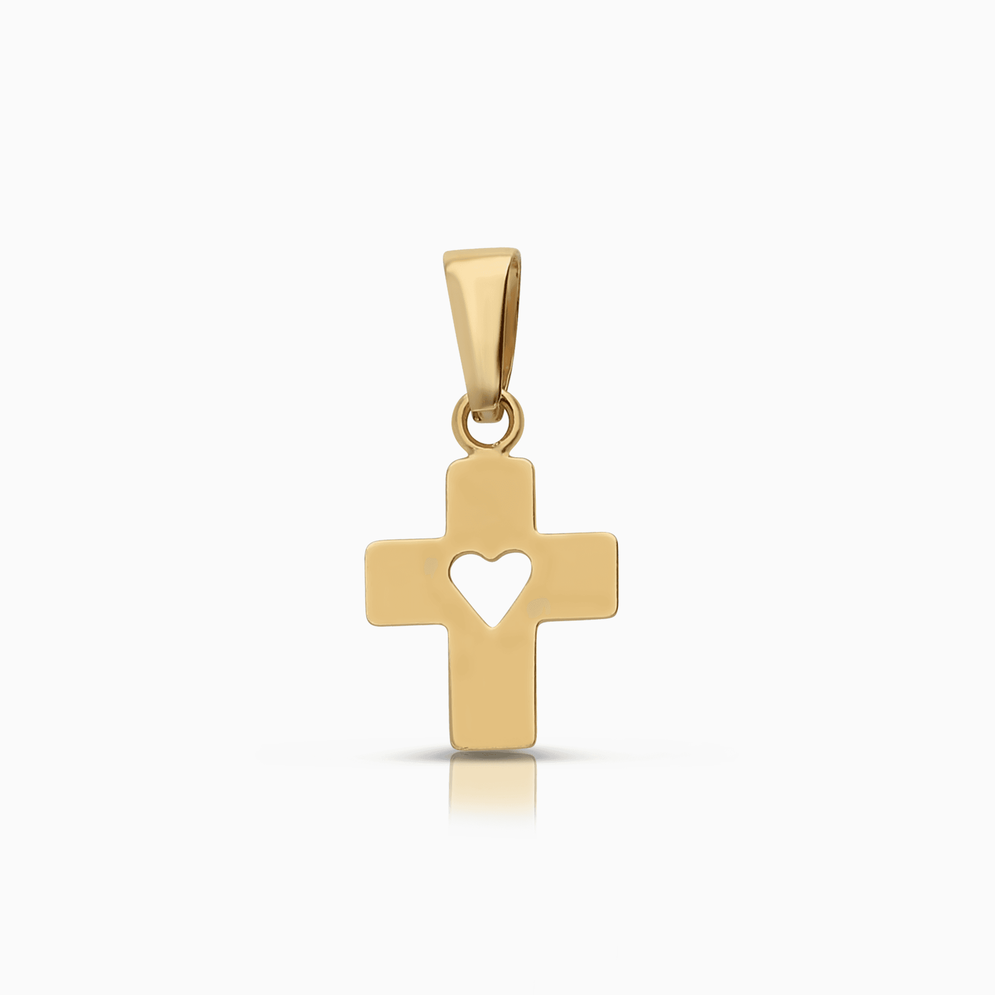 Cross pendant 0.41g 18K gold