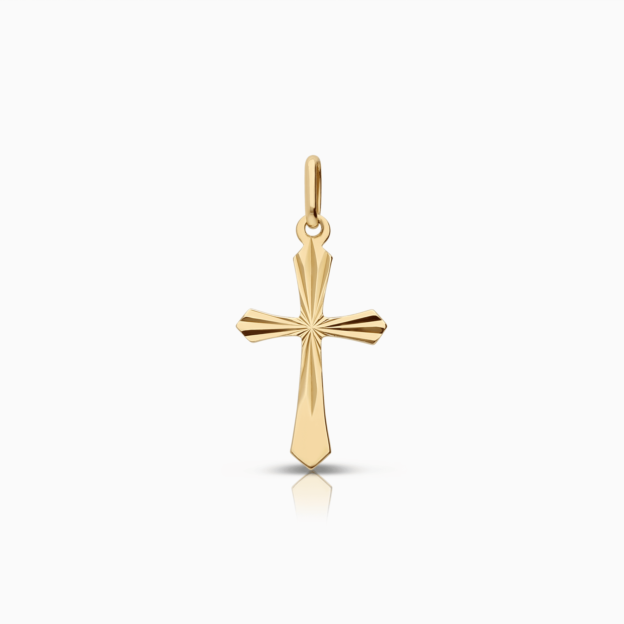 Pendant cross 0.98g 18K gold