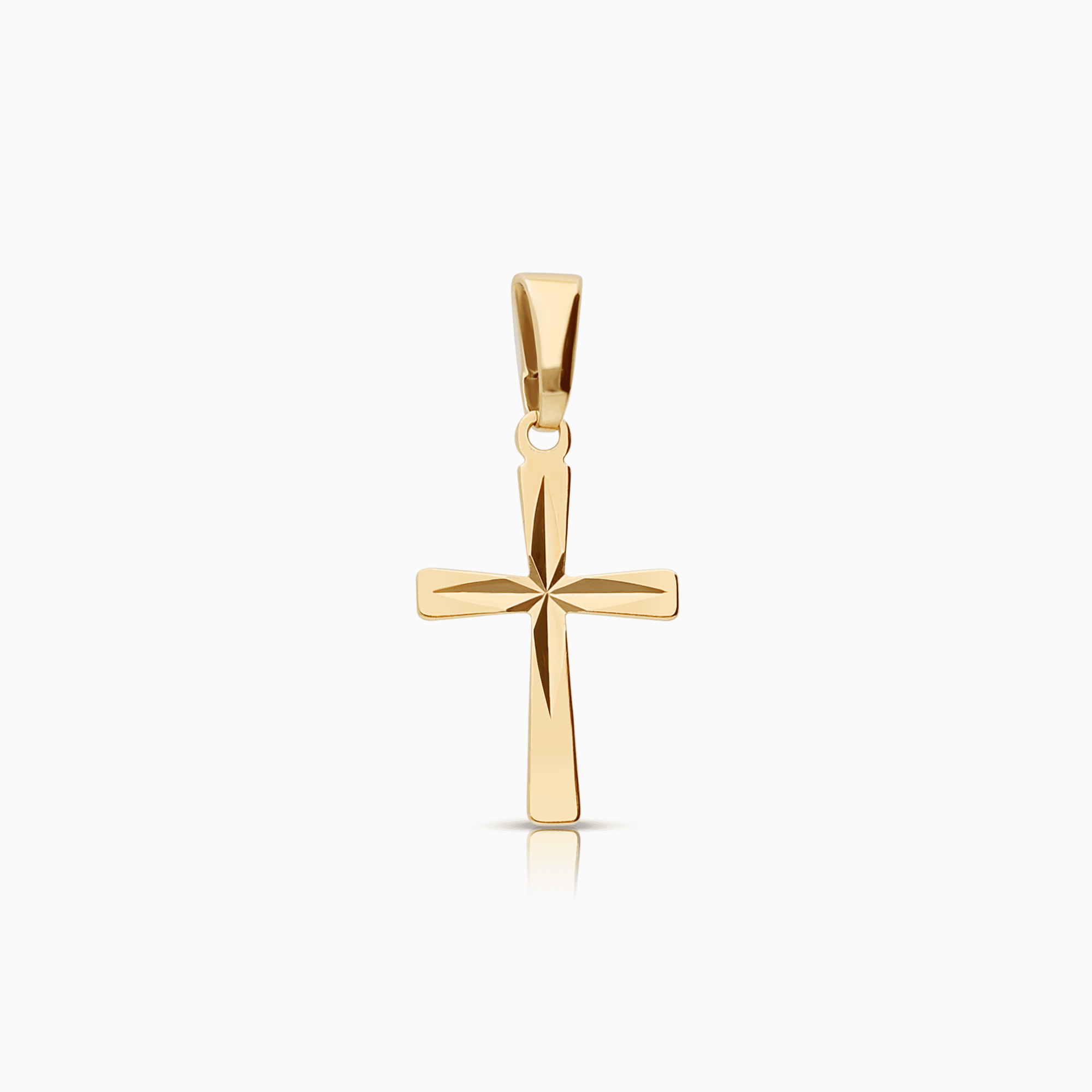Cross pendant 0.34g 18K gold