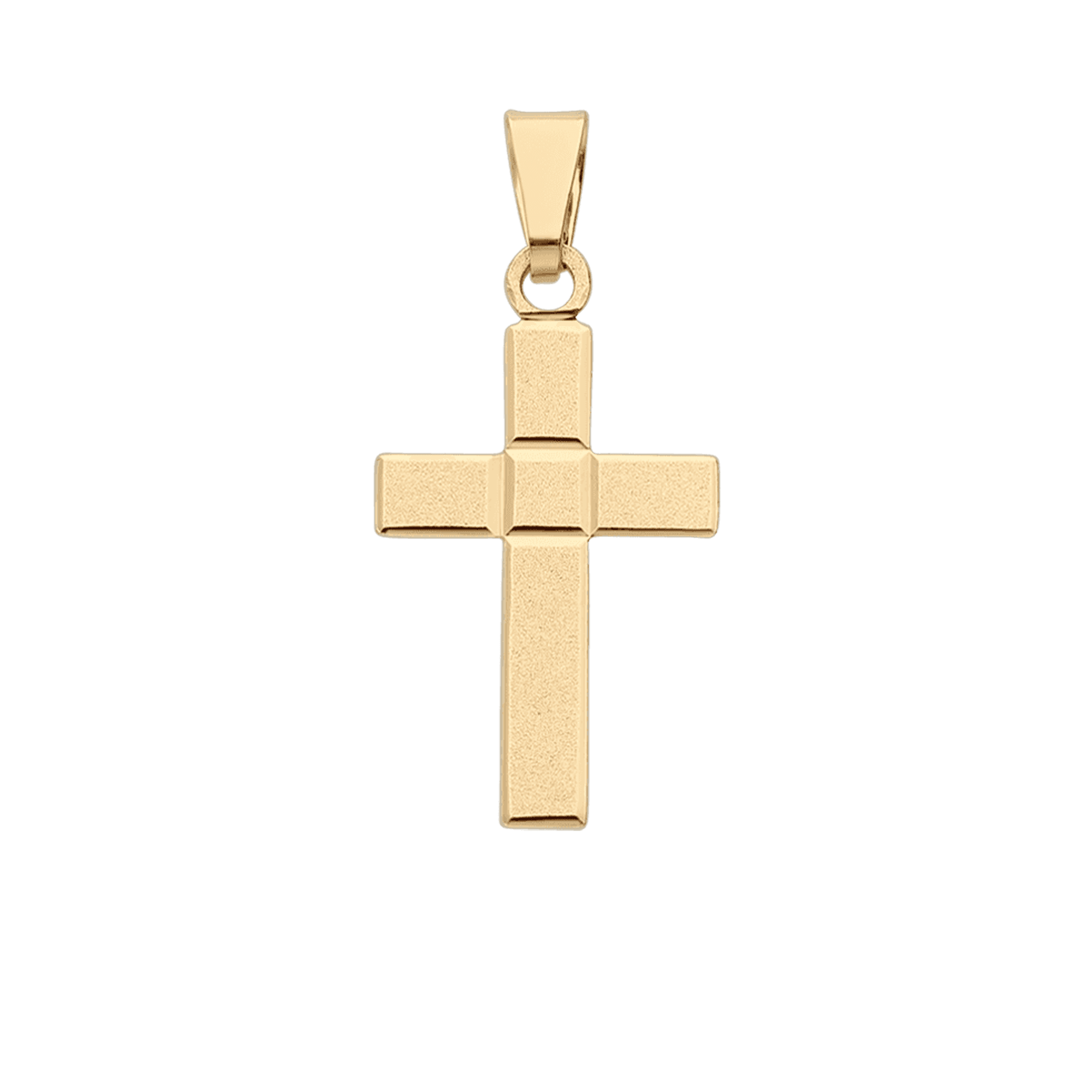 Pendant cross 0.68g 18K gold