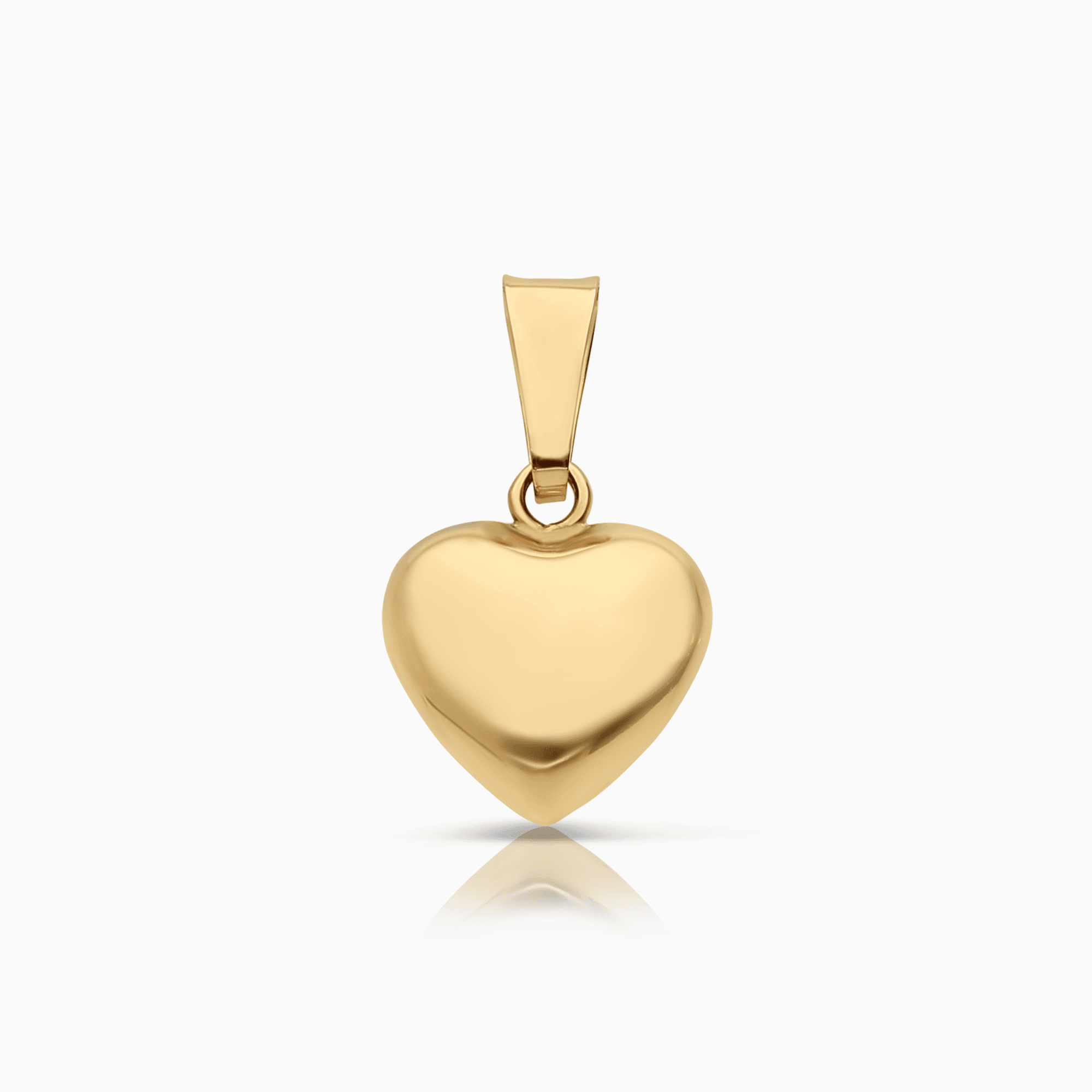 Pendant heart 0.93g 18K gold