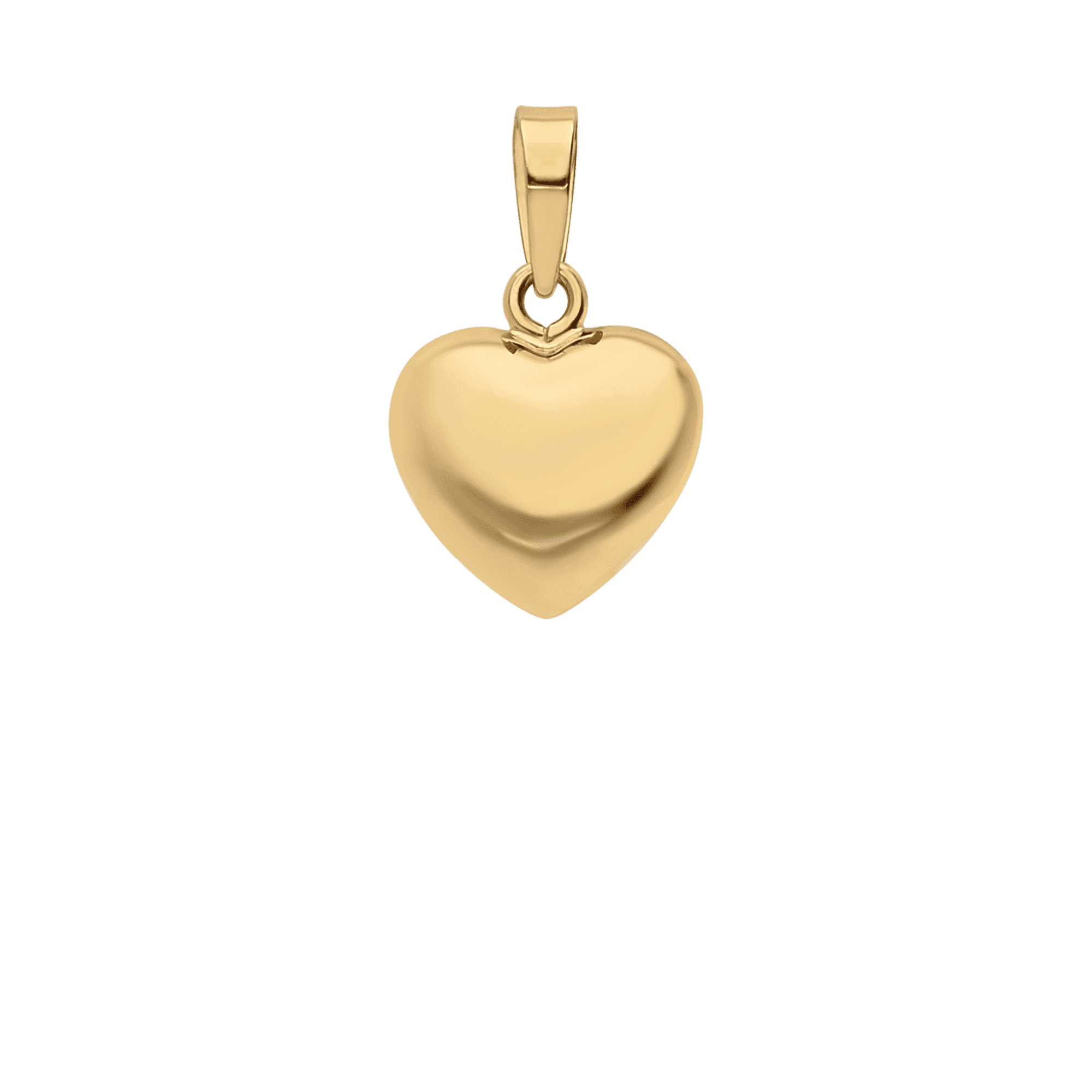 Heart pendant 0.61g 18K gold