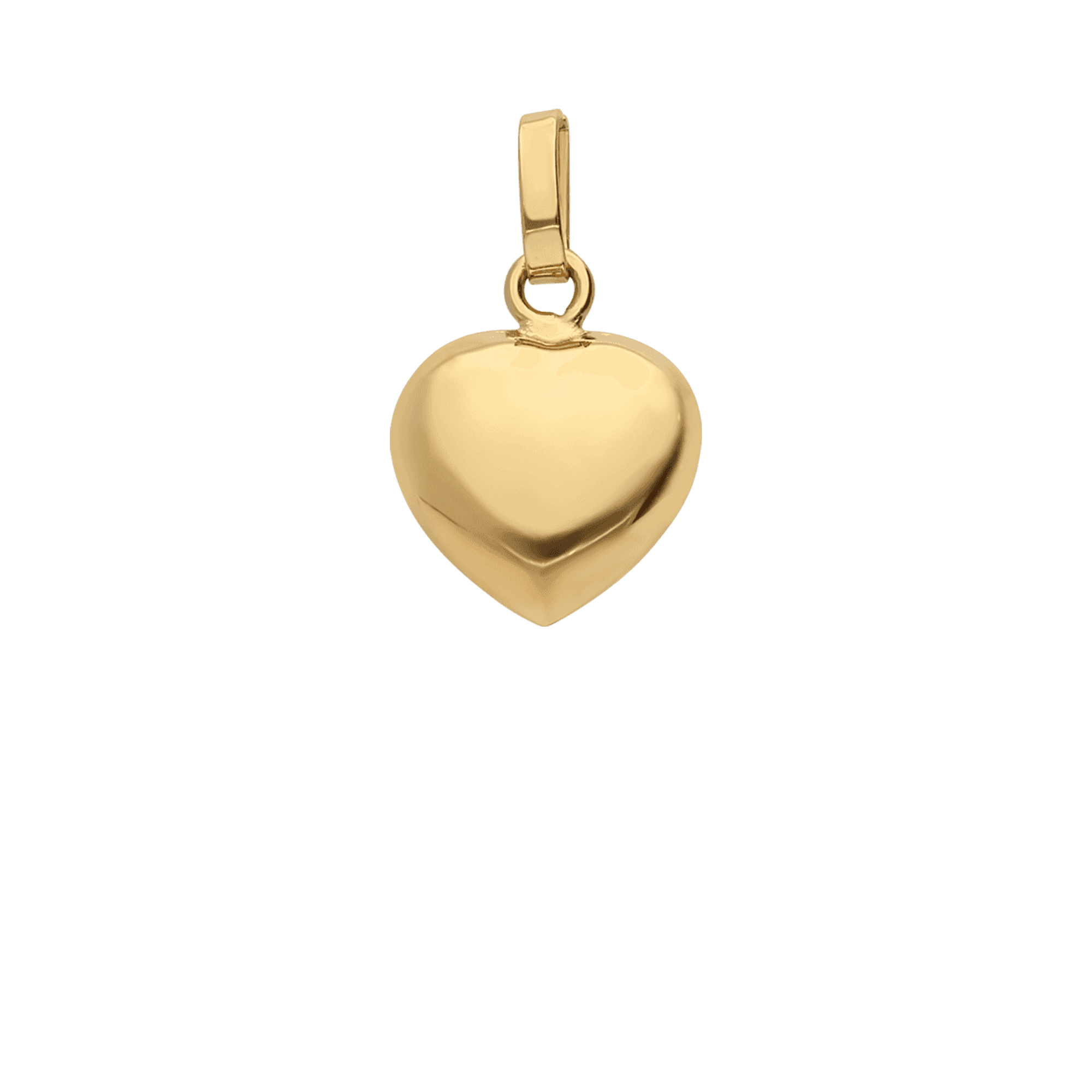 Heart pendant 0.64g 18K gold