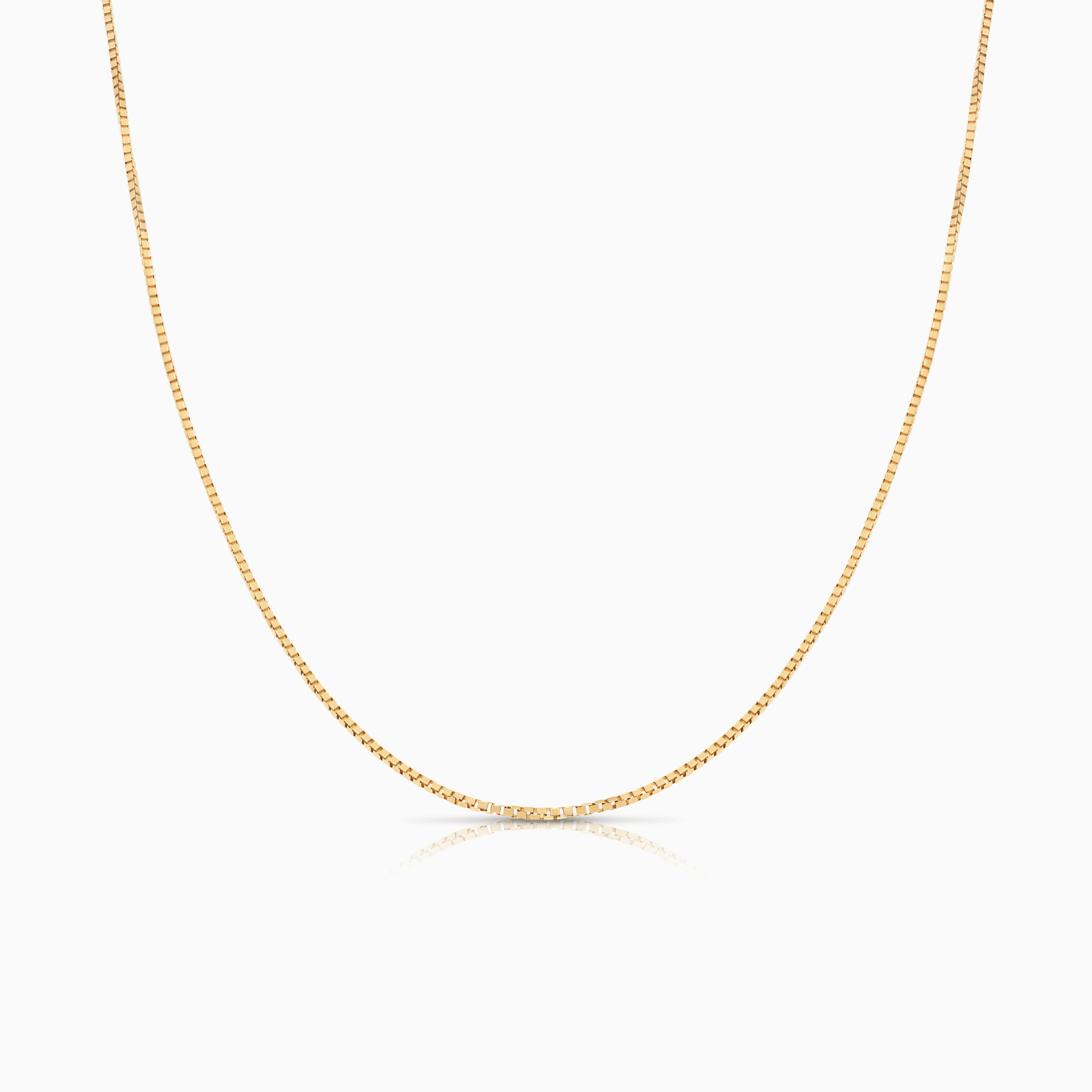 Box Chain 52cm 18K gold