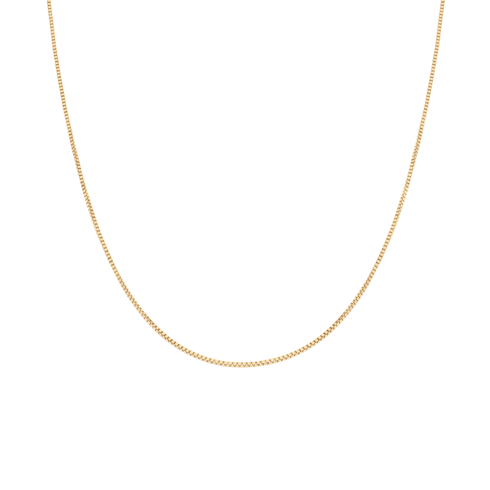Box Chain 50.5cm 18K gold