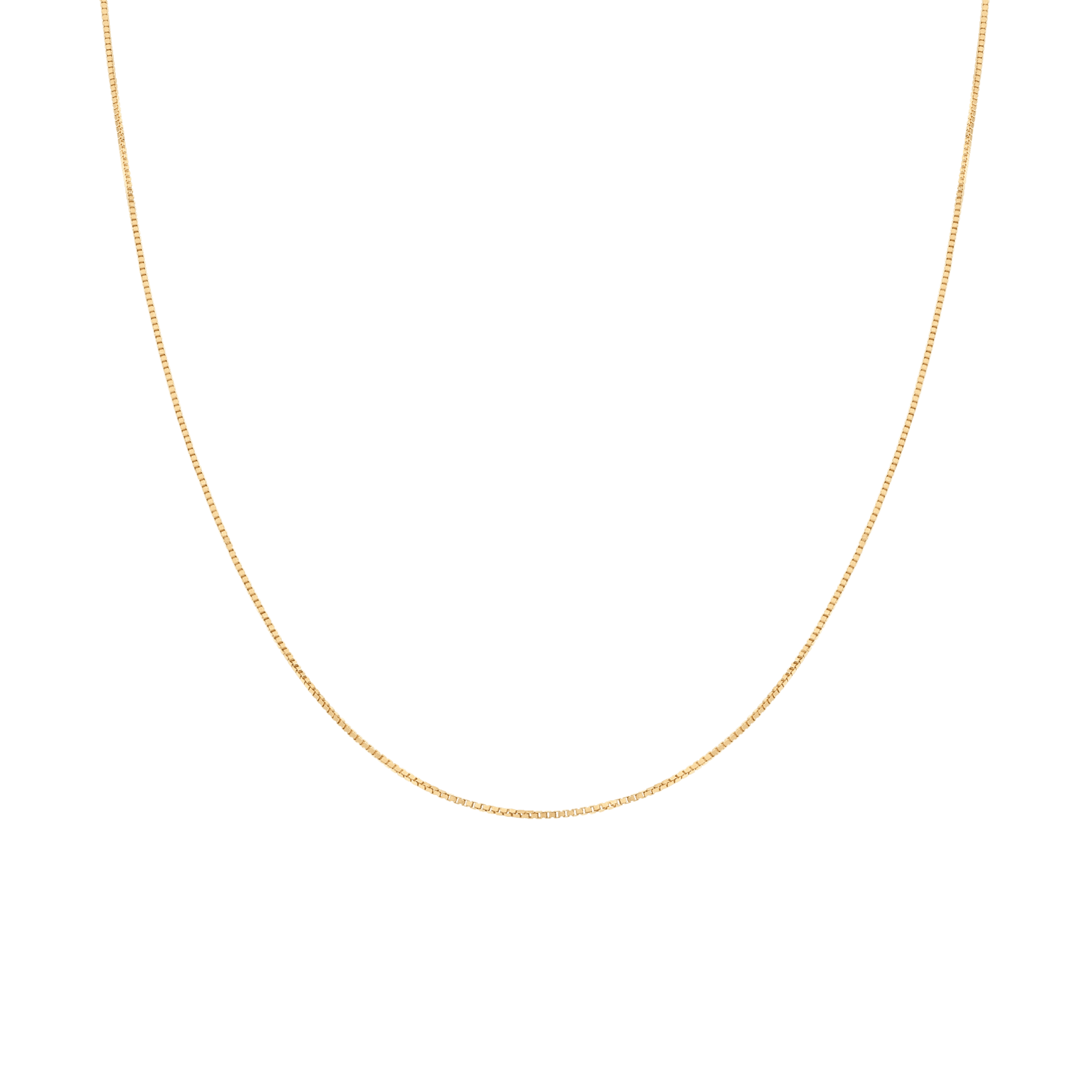 Box Chain 45.5cm 18K Gold
