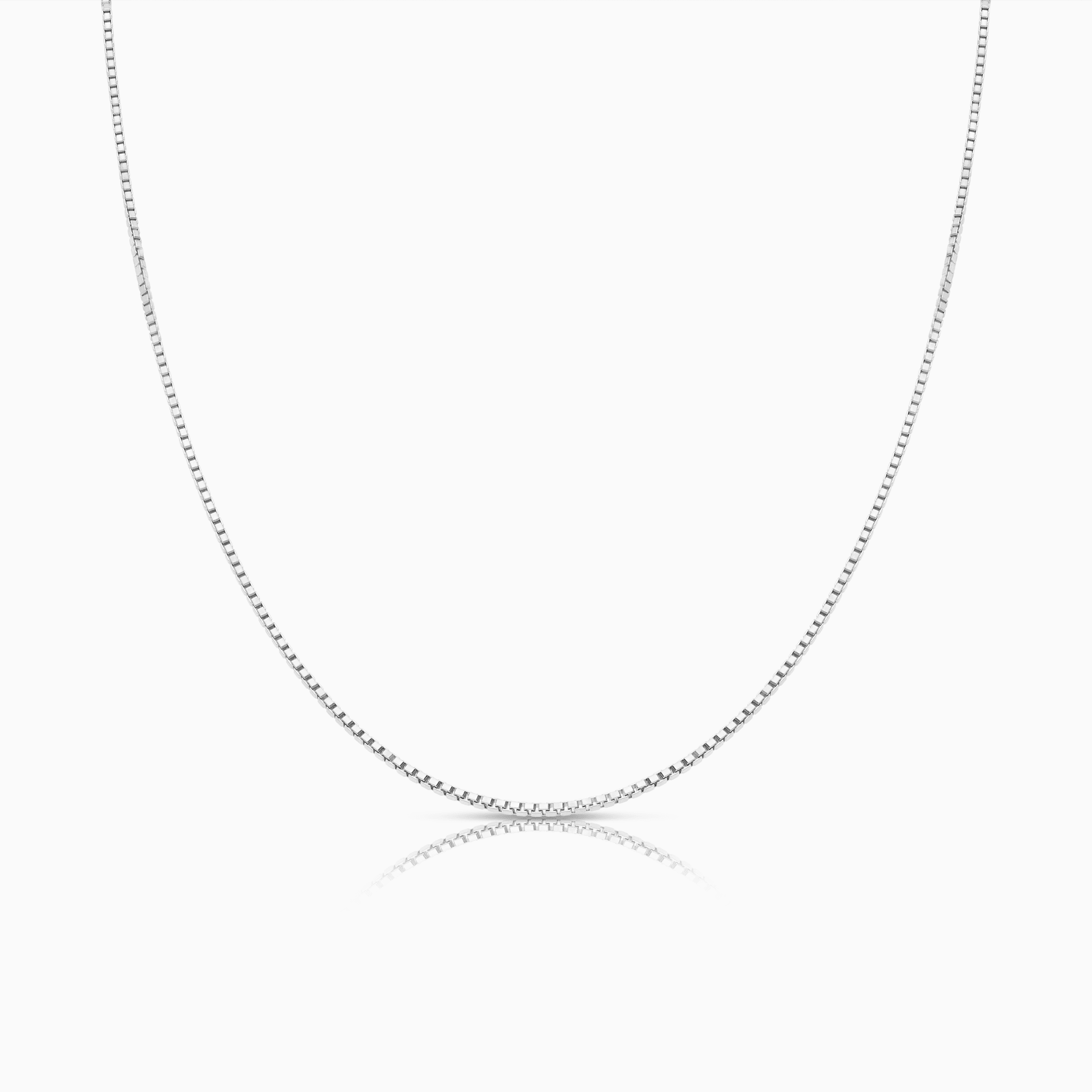 Veneziakedja 39,5cm 18K vitguld